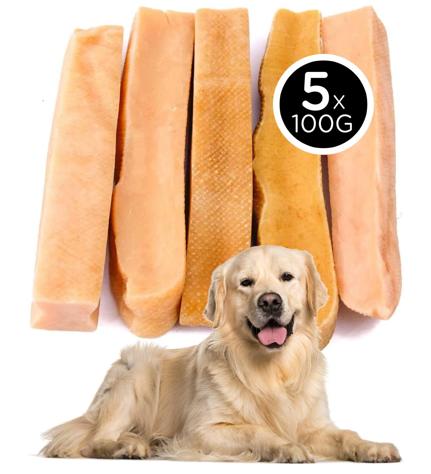 Only One Treats Yak Cheese Dog Chew for Pet s Dental Health Natural and Long-Lasting Himalayan Yak Snak for Dogs of All Ages and Sizes Large Himalayan Dog Chew and Puppy Teething Treats (5x100g) 5 Large - Buy Online on GoSupps.com