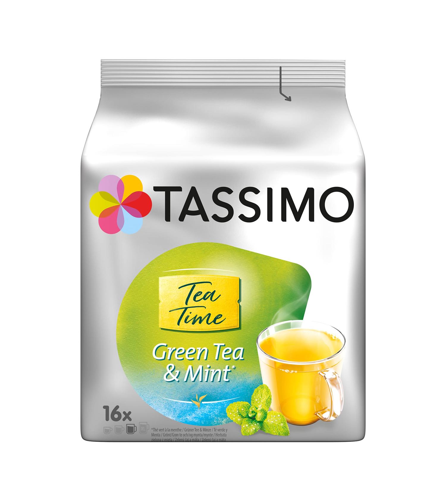 Tea Time - Green Tea and Mint - 16 Dossettes 40g - Buy Online on GoSupps.com