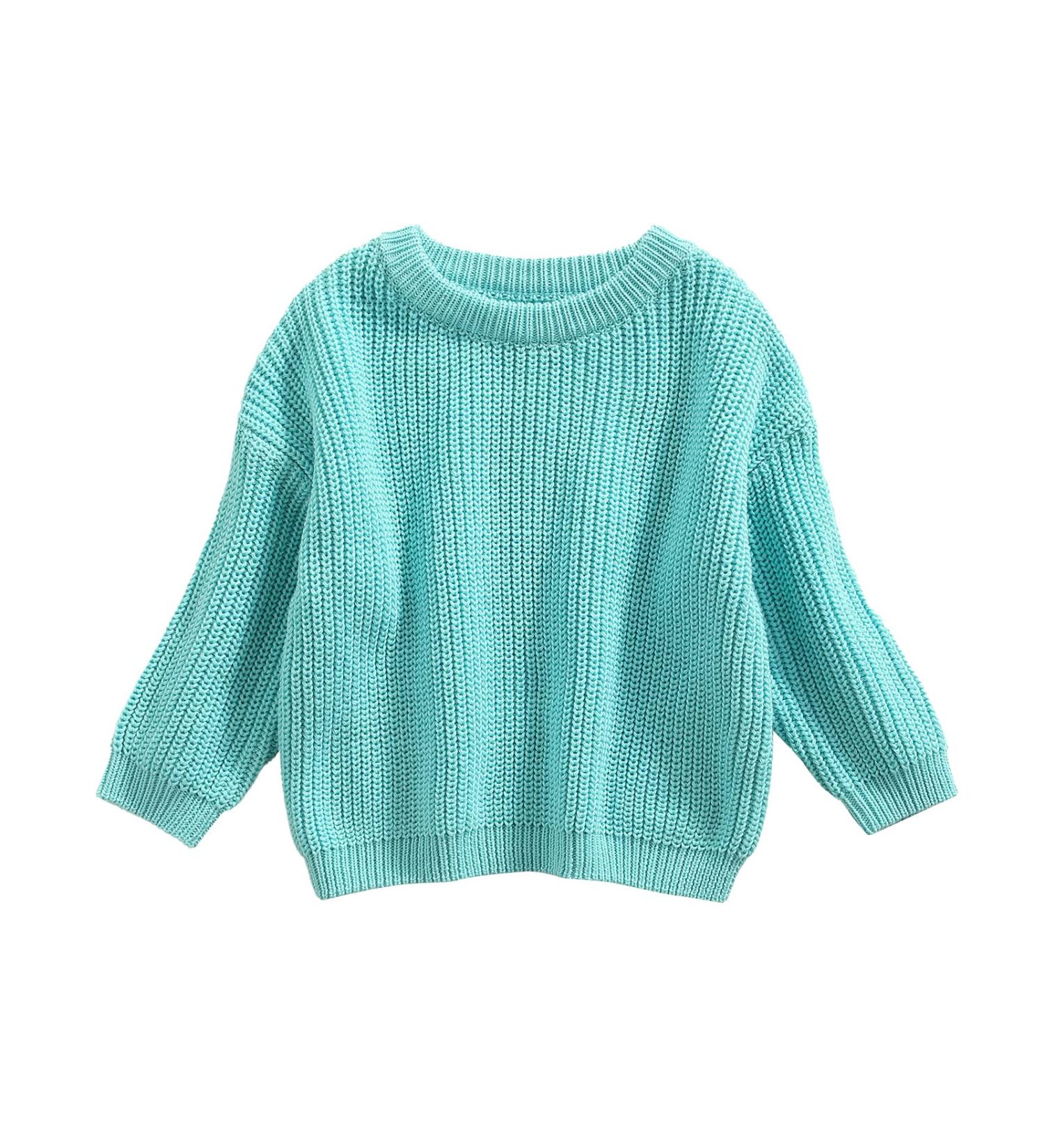 RWYBEYW Christmas Toddler Baby Knit Sweater - Long Sleeve Candy Color Crewneck Sweatshirt for Fall Winter - Buy Online on GoSupps.com