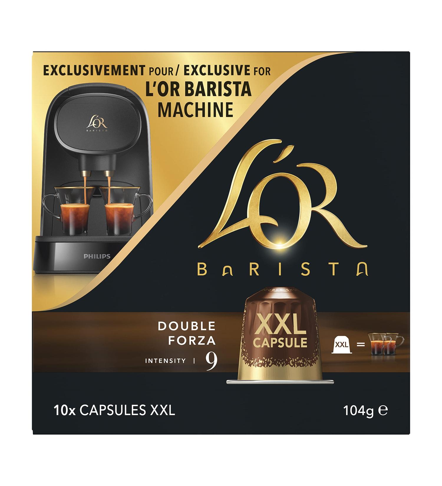  L'OR L'Or Barista Coffee - 50 Forza 9 Capsules - Compatible with L'Or Barista (pack of 5 x 10 Capsules) - Buy Online on GoSupps.com