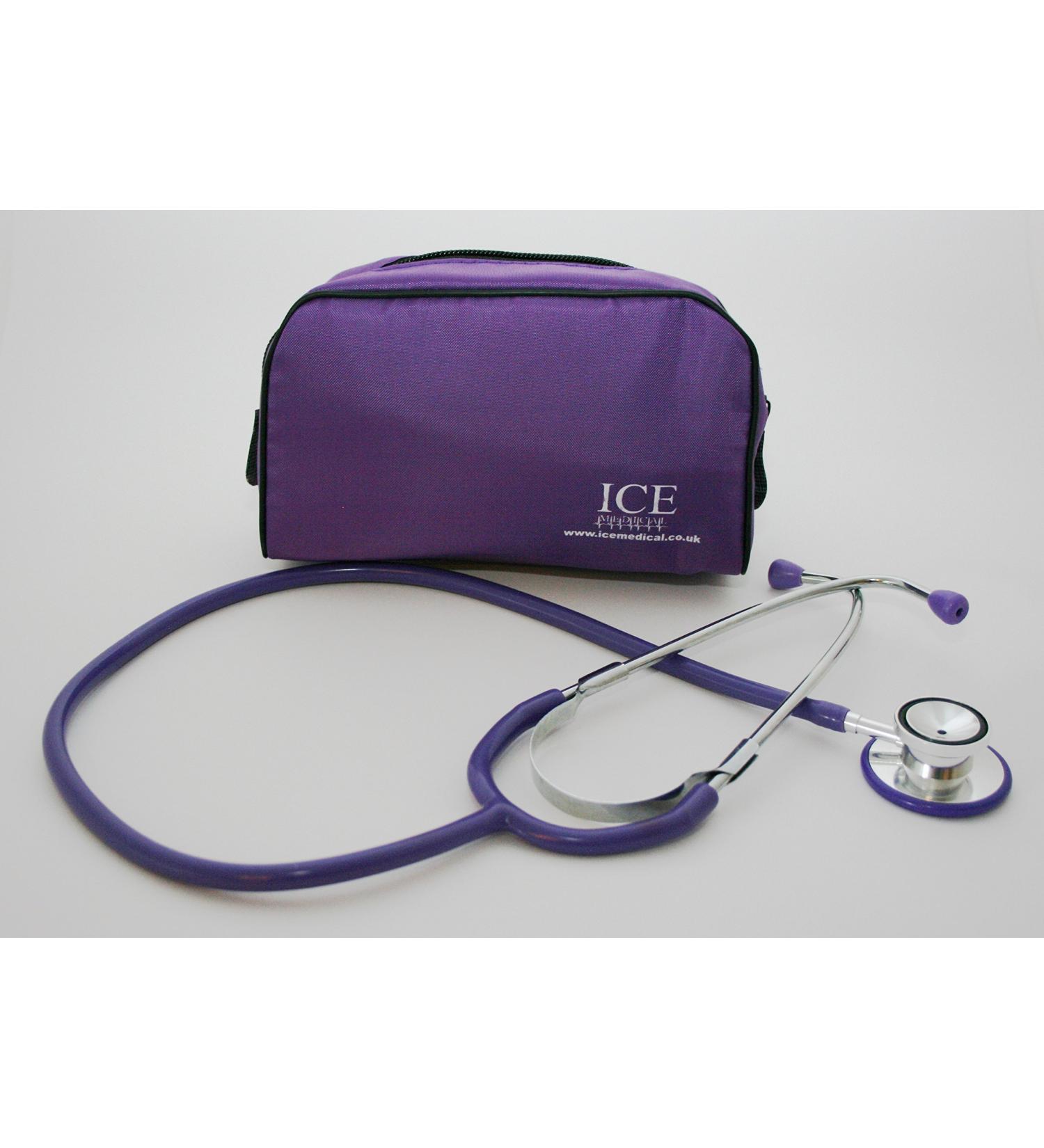 Ice Medical Purple Stethoscope - Dual Head in Purple Bag | Shop Now - Buy Online on GoSupps.com