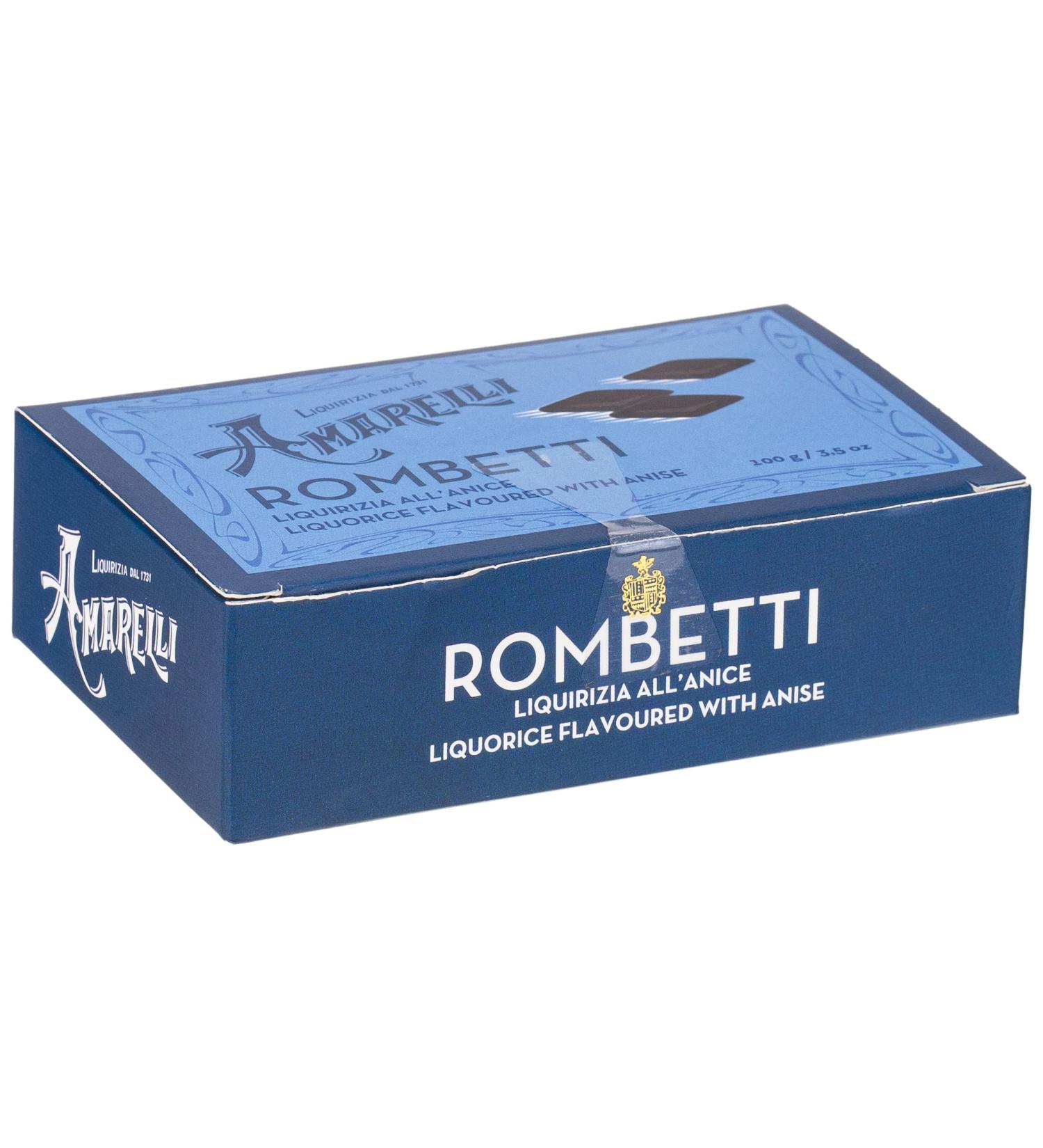 Amarelli - Rombetti Diamond Shaped liquorice Lightly Flavoured with Anise 100 gr - Buy Online on GoSupps.com