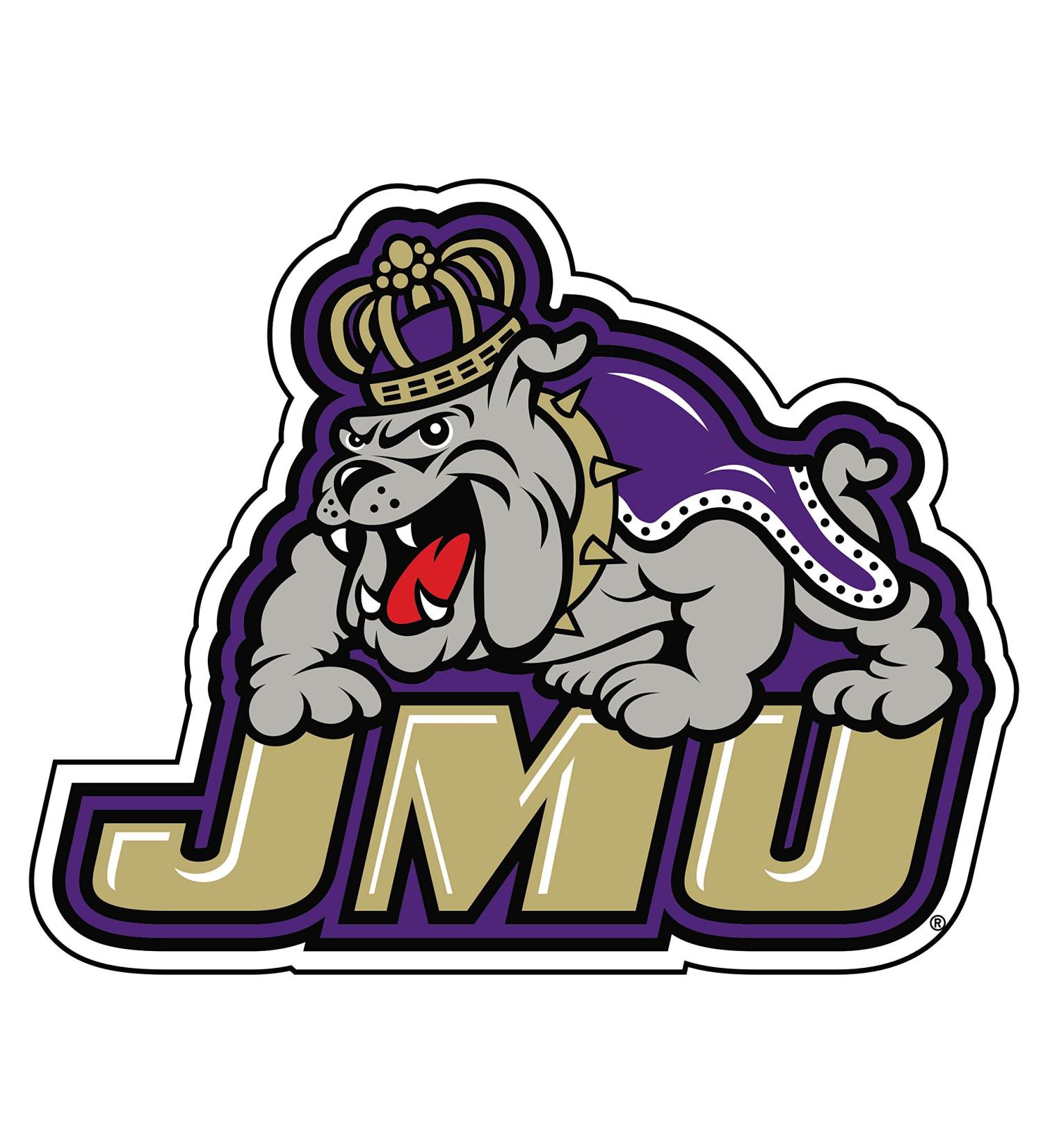 Craftique James Madison Magnet (JMU Bulldog Magnet (3",6",12",18"), 6 in)