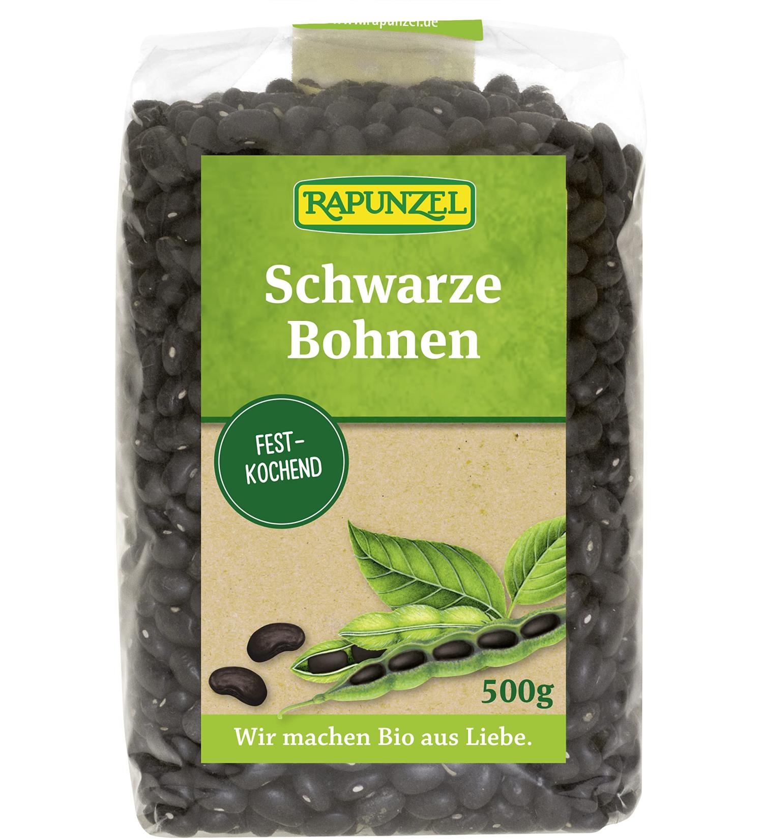 Rapunzel Black Beans (500 g) - Organic 500 g (1 pack)