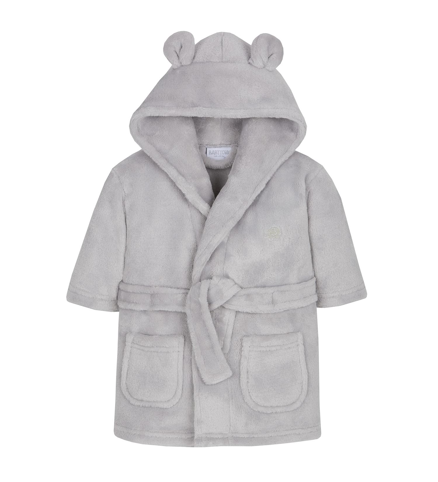 Premium Baby Boys & Girls Unisex Hooded Bathrobe - Soft Plush Flannel Fleece for Ages 6-24 Months - Buy Online on GoSupps.com