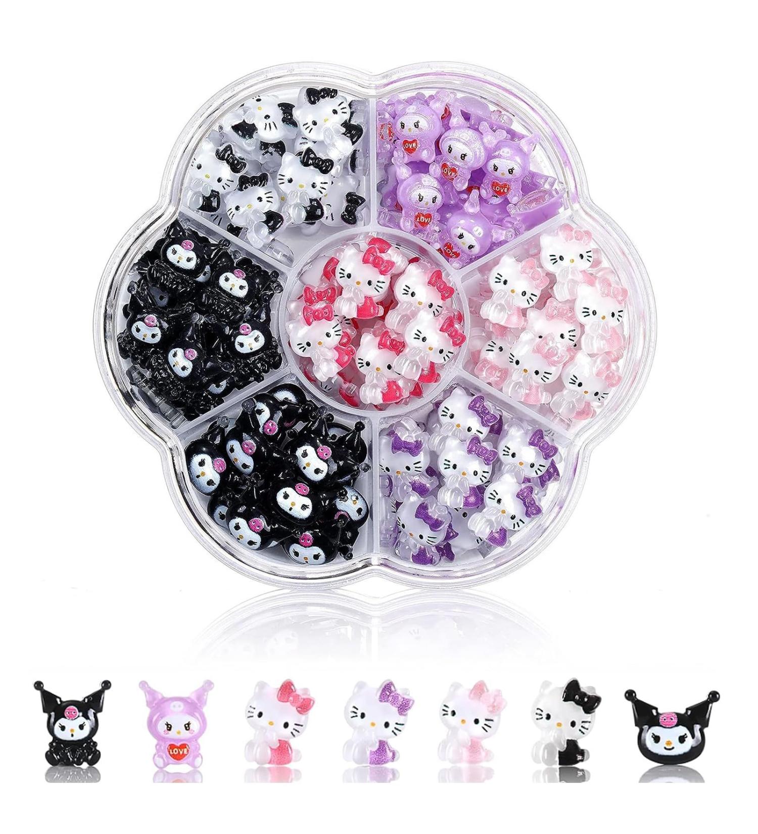 3D Hello Kitty Nail Charms 77Pcs Cartoon Kitty Cat Nail Art Charms Kawaii Nail Decorations for Nail Art Supplies 3D Cute Nail Gems Nail Charms Nail Decorations for Nail Art - Buy Online on GoSupps.com