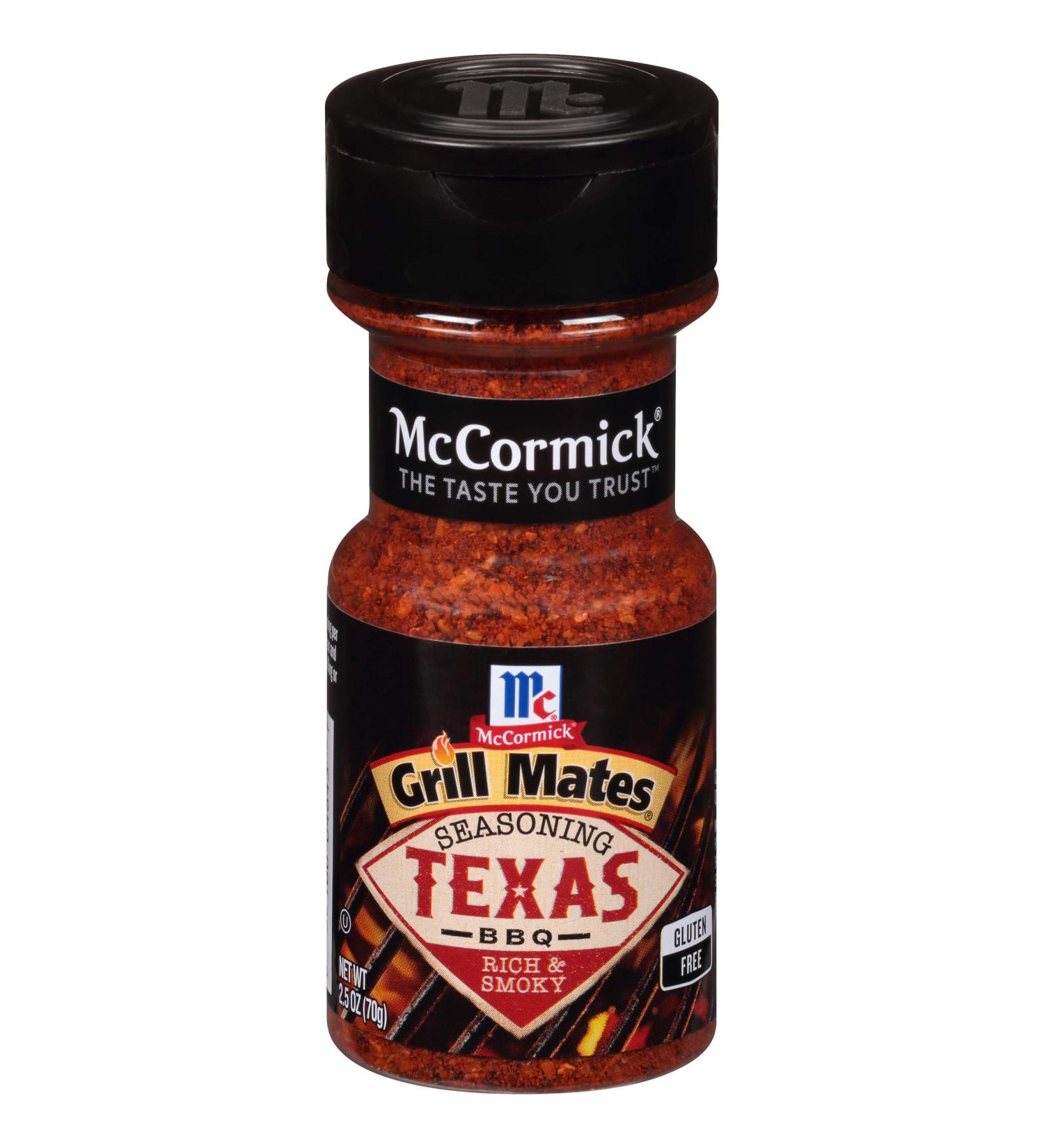 McCormick Grill Mates Texas BBQ Seasoning 2.5 oz - Perfect BBQ Flavor Enhancer - Buy Online on GoSupps.com