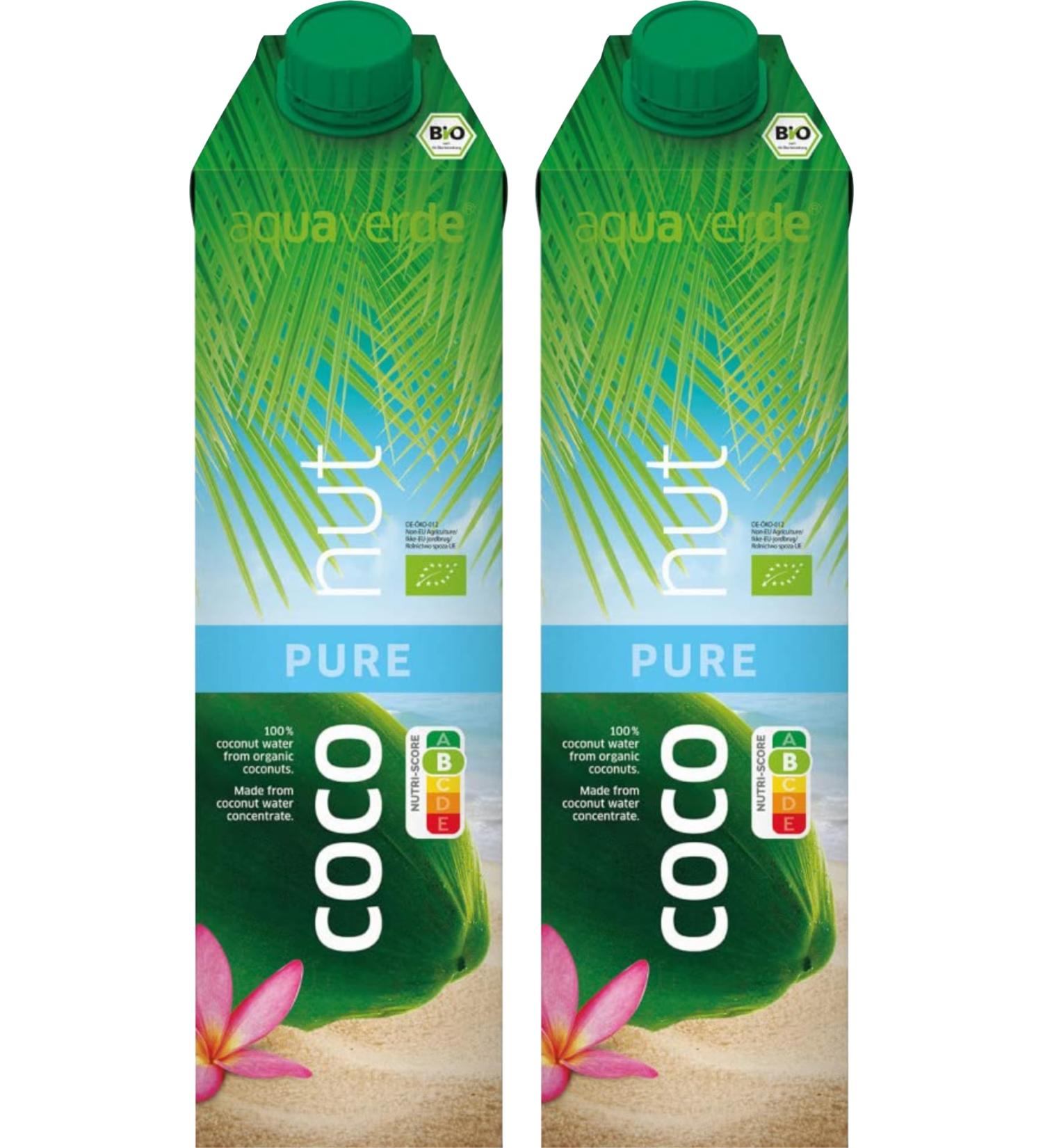 Bio Aqua Verde Coconut Water Concentrate Pure (2 x 1000 ml)