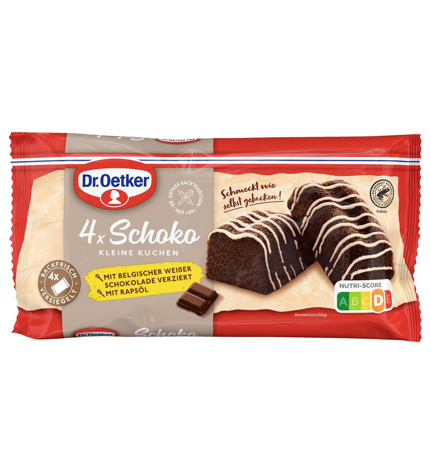 Buy Dr. Oetker Mini Chocolate Cake 5 Pack | 35g Cocoa Sponge & Glaze | Ready to Eat Snack - Buy Online on GoSupps.com