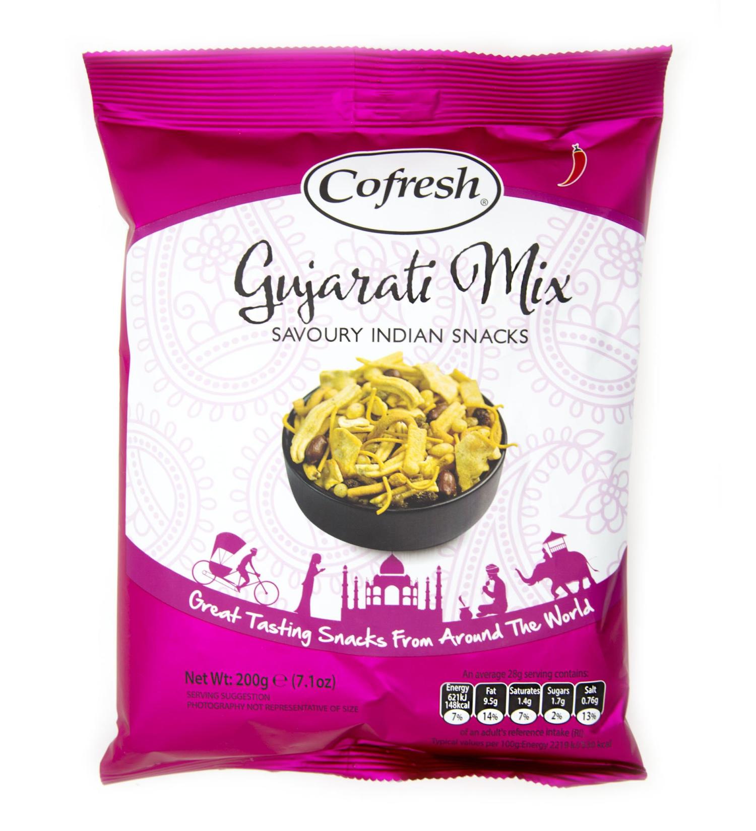 Cofresh Gujarati Mix 200g - Authentic Indian Snack | Pack of 1 - Buy Online on GoSupps.com