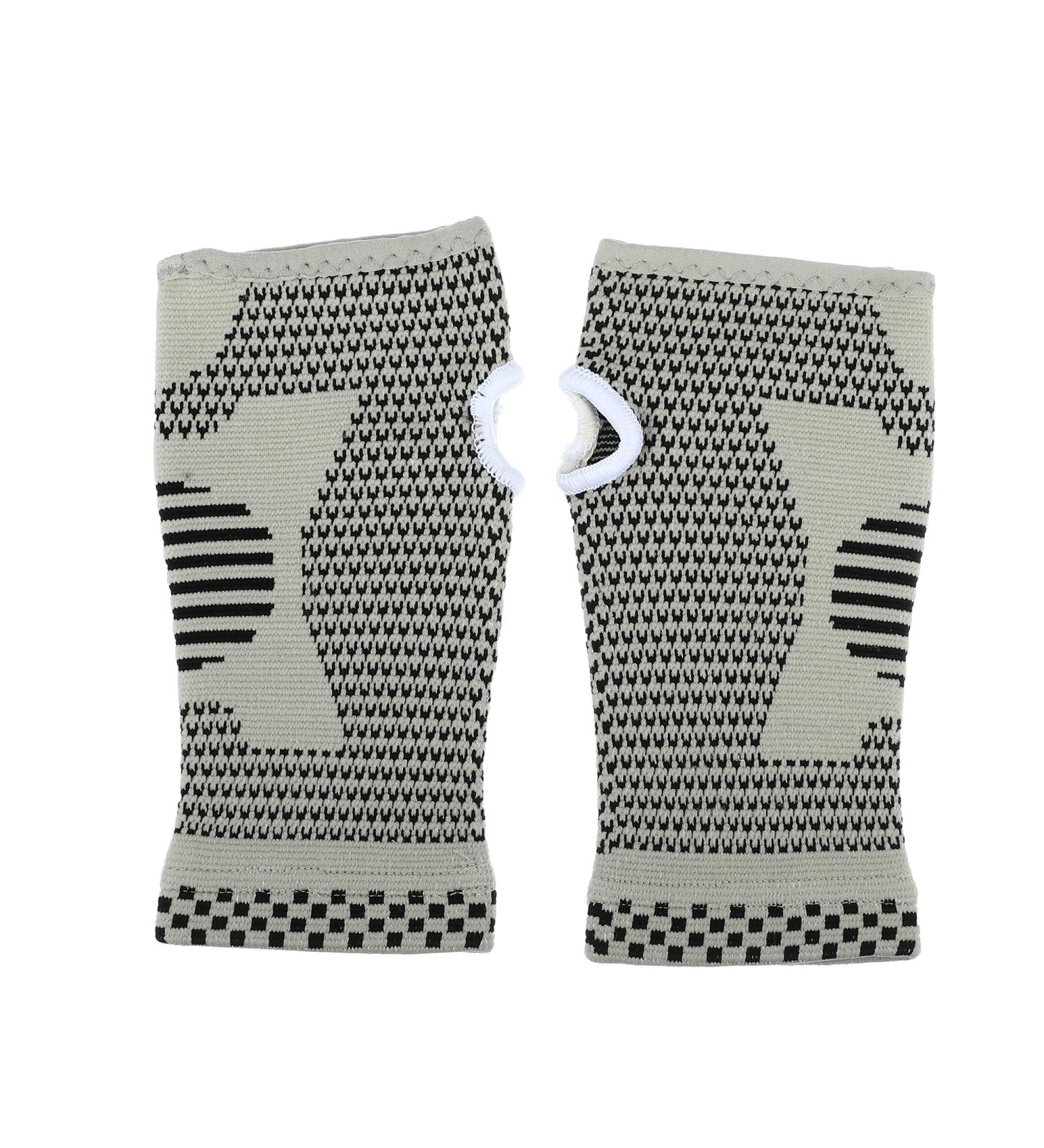 VOCOSTE Pair Wrist Brace - Compression Sleeves for Carpal Tunnel & Wrist Pain Relief | Unisex Support | Size L - Gray - Buy Online on GoSupps.com