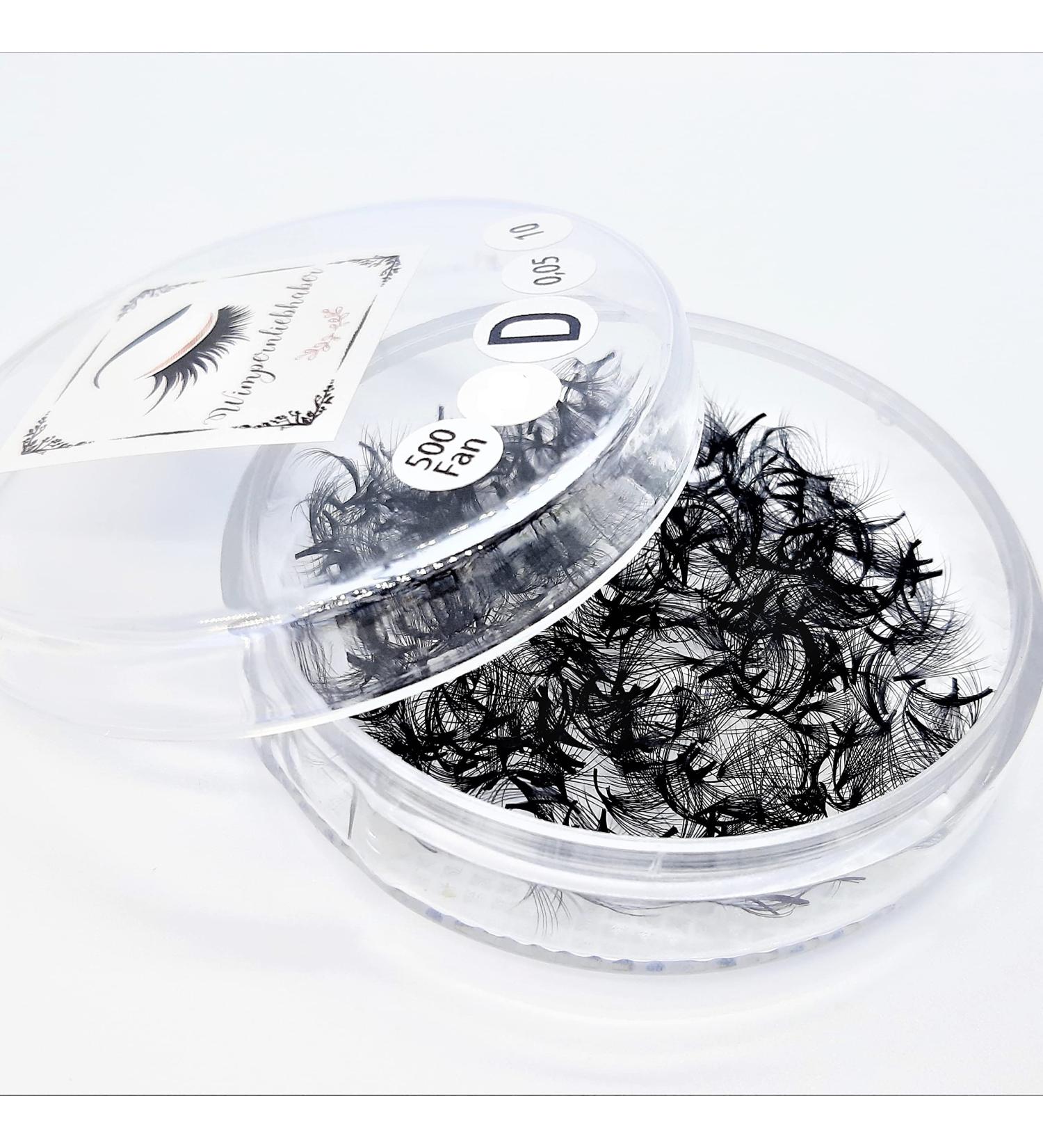 Handmade 6D Eyelash Extensions | 0.07 C Curl 9mm | 500 Compartments | Perfect for Volume Lashes - Buy Online on GoSupps.com