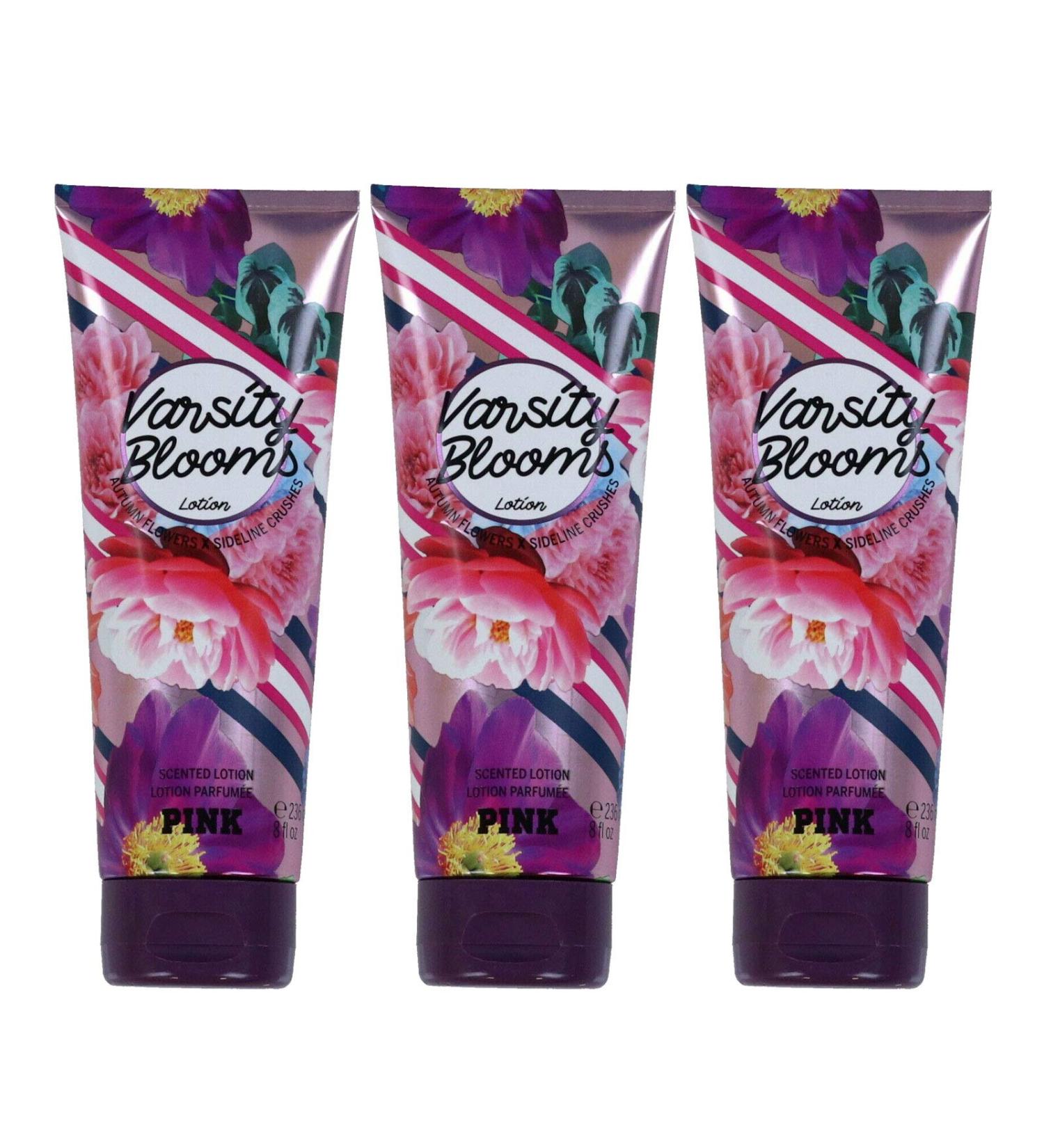 Victoria's Secret Pink Varsity Blooms Body Lotion Lot of 3