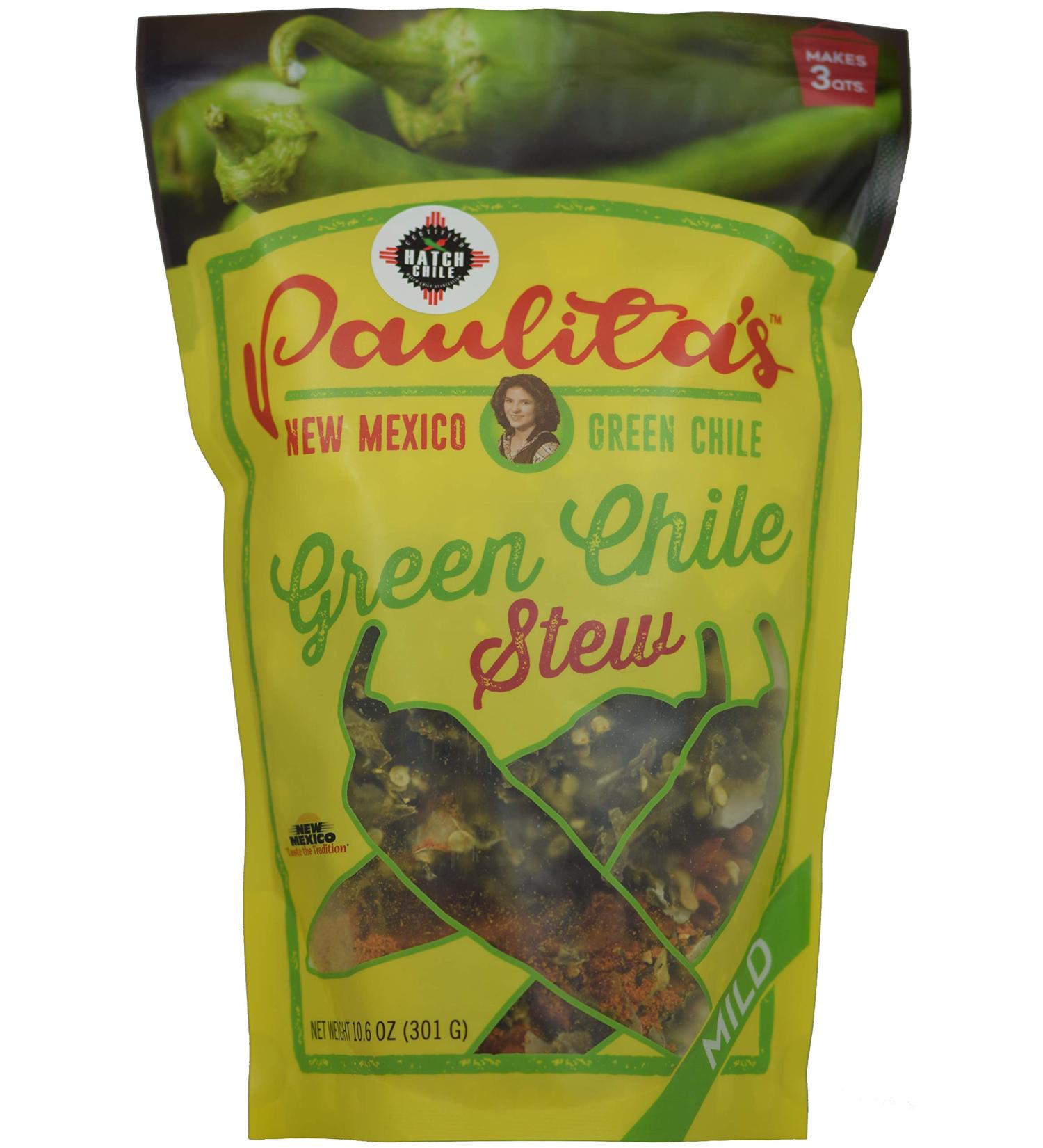 Paulita's Hatch Green Chile Stew - Mild Heat Level | Authentic New Mexico Flavors - Buy Online on GoSupps.com