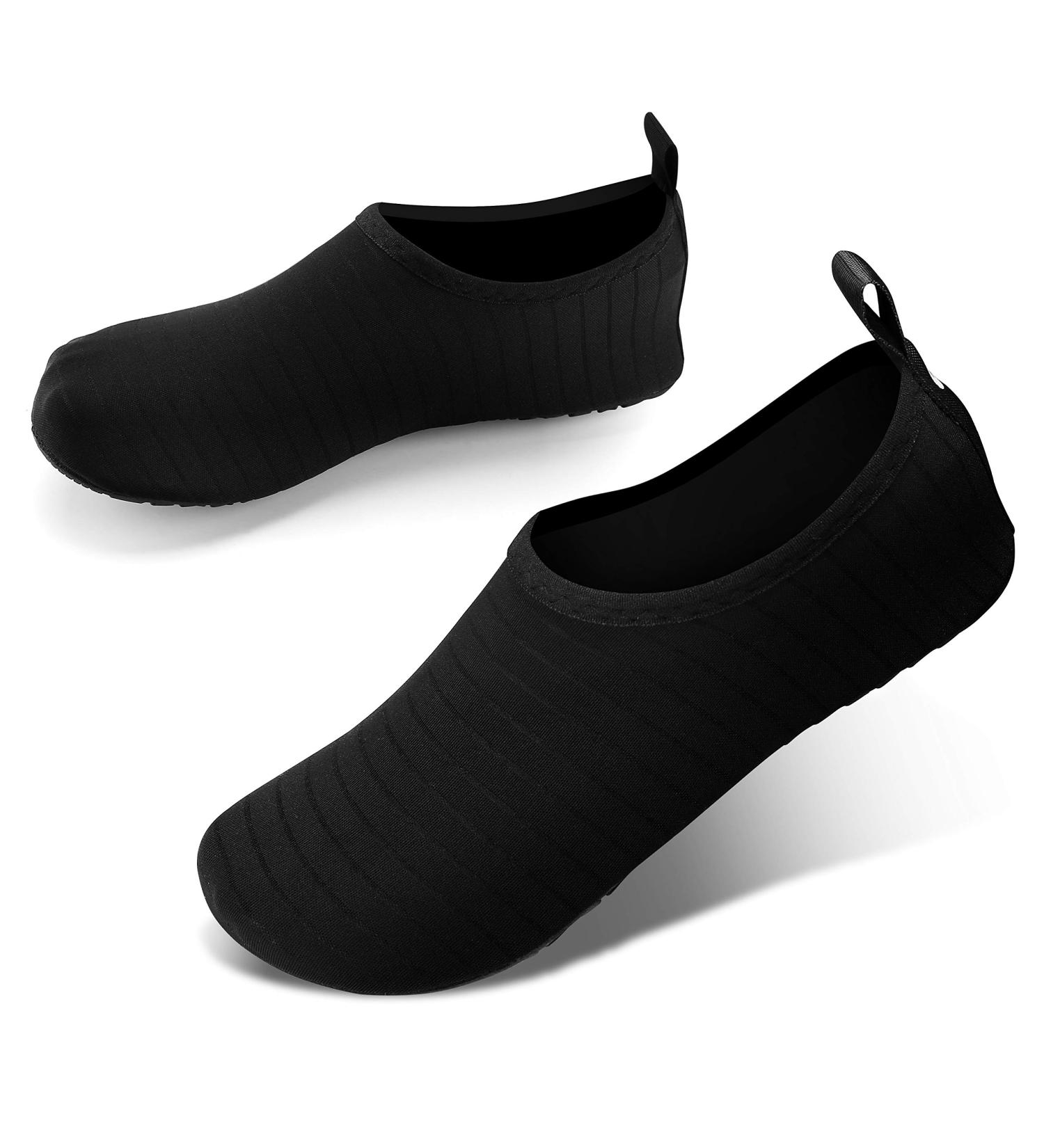 Joto Quick-Dry Aqua Shoes for Women Men & Children - Unisex Beach & Swimming Shoes | 38/39 EU Black - Buy Online on GoSupps.com