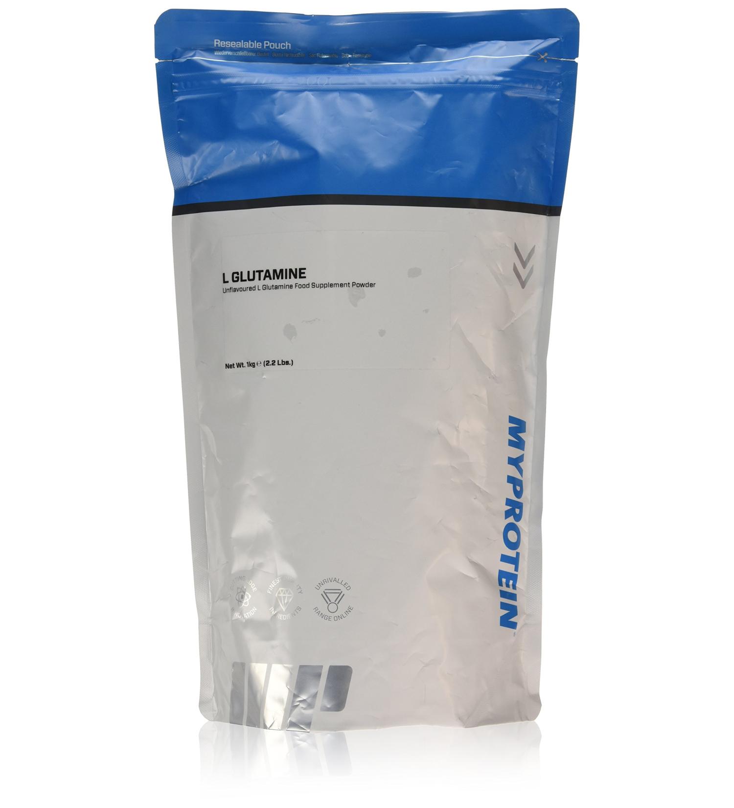 MyProtein L-Glutamine Powder - Unflavoured 1KG (Pack of 1) - Buy Online on GoSupps.com