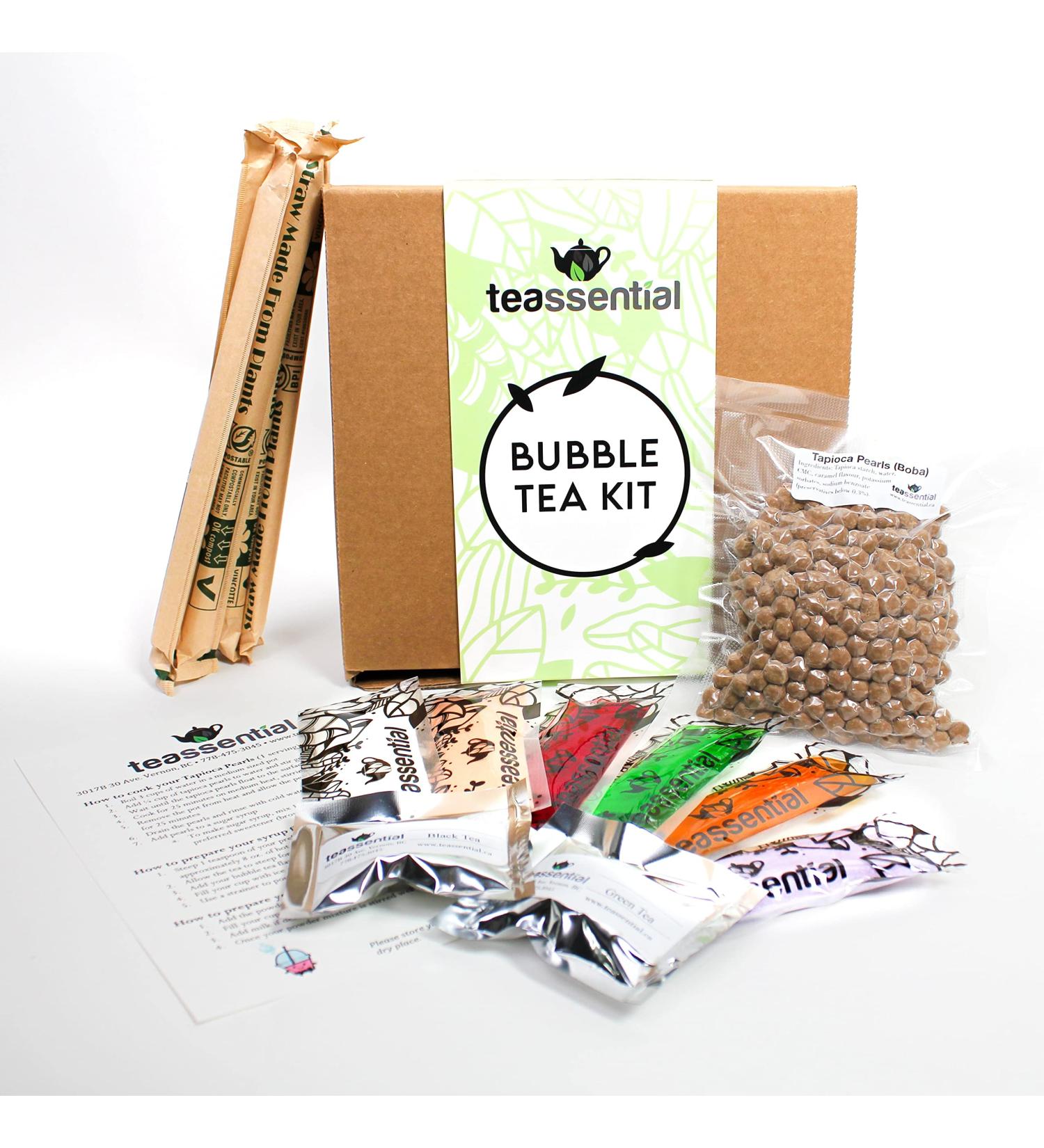 Bubble Tea 6 Classic Flavours Bubble Tea Take Home Kit (Coconut Jellies) - Buy Online on GoSupps.com
