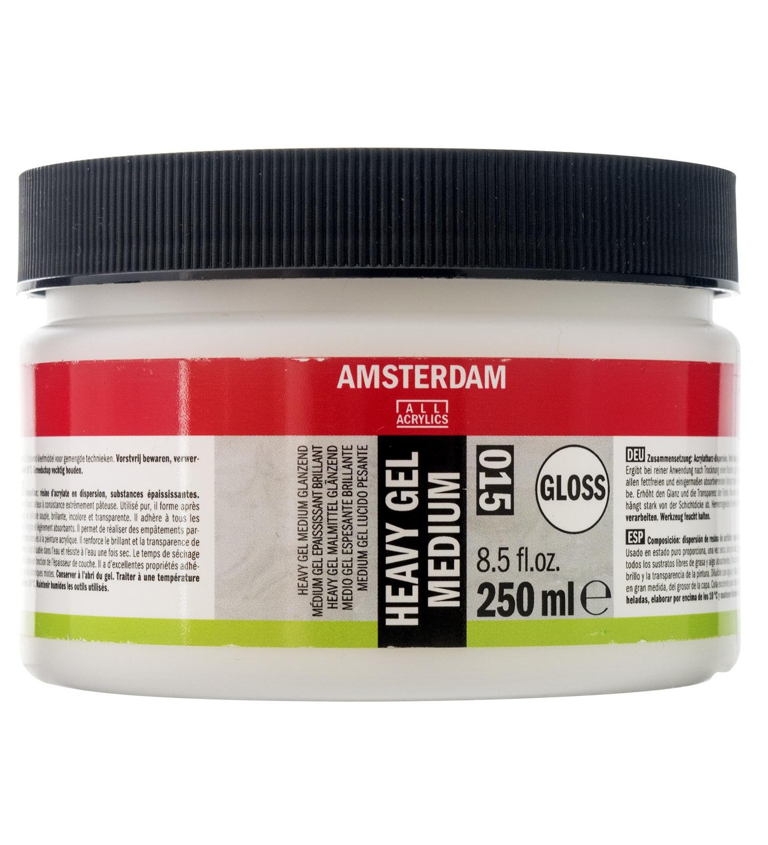 Amsterdam Acrylic Heavy Gel Medium Gloss - Tarens Medium T2417-3015 8.5 fl oz (250ml) - Buy Online on GoSupps.com