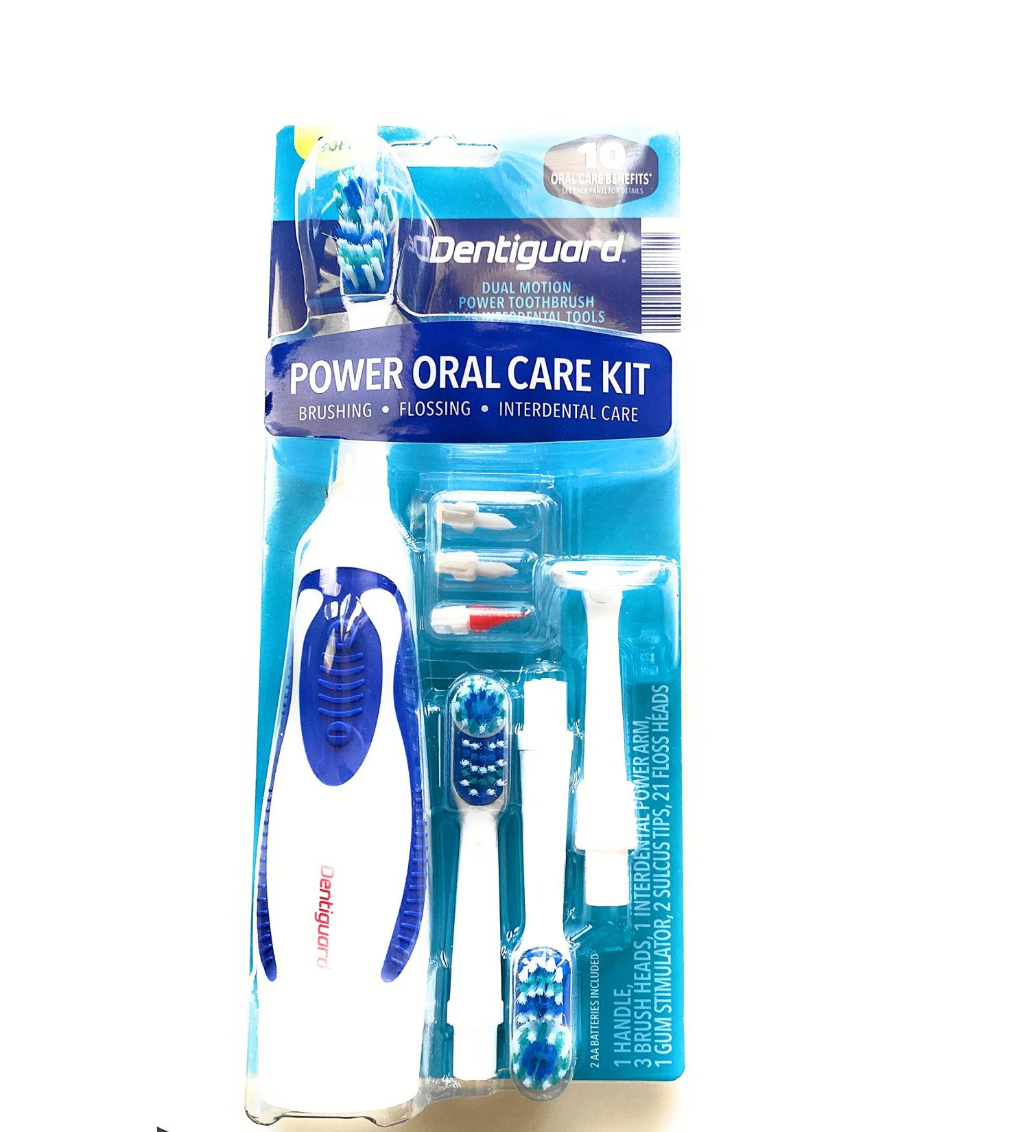 Dentiguard Power Oral Care Kit: Rotating Power Toothbrush - Buy Online on GoSupps.com