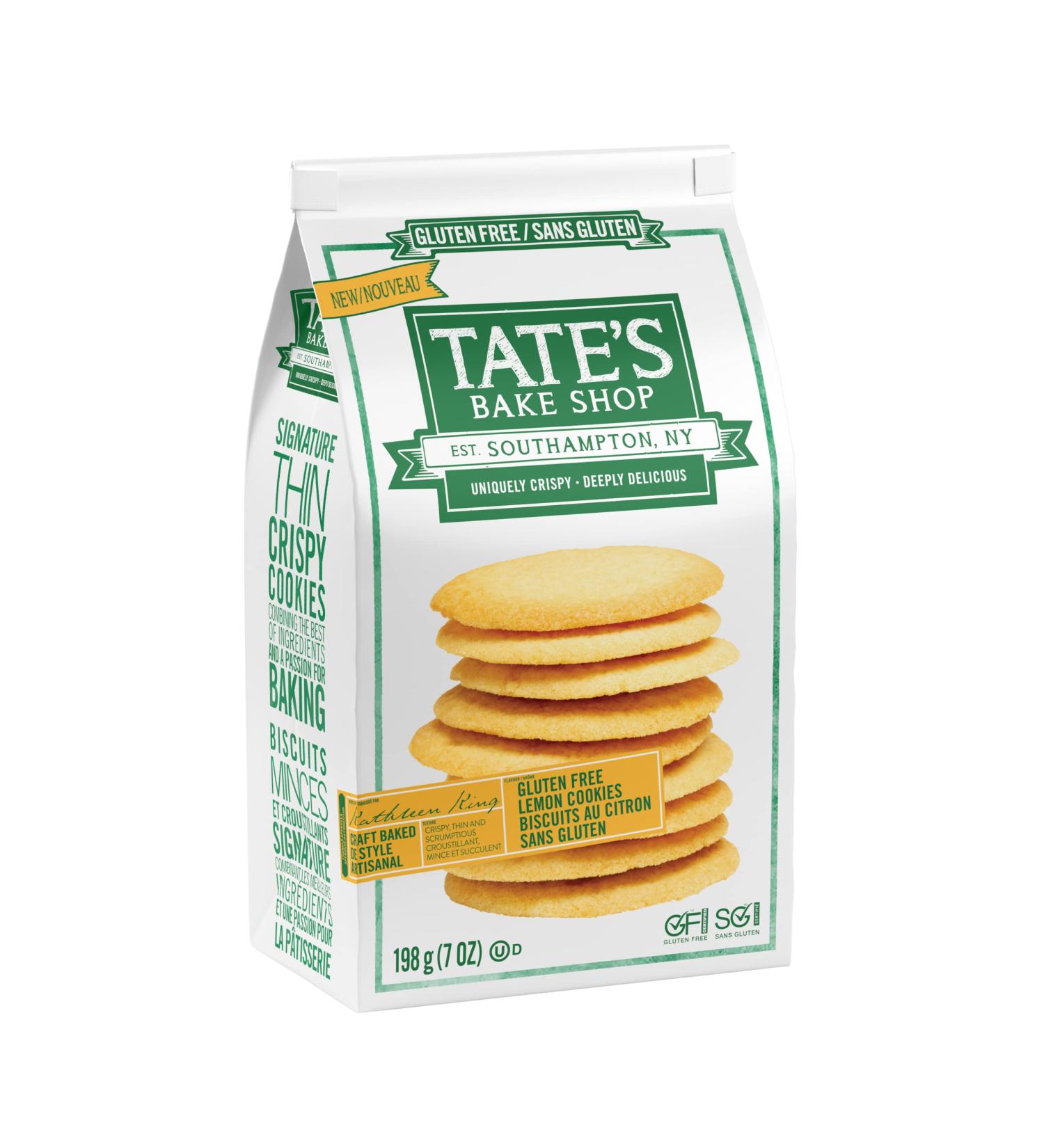 Tate's Bake Shop Gluten Free Lemon Cookies 198 Gram - Buy Online on GoSupps.com