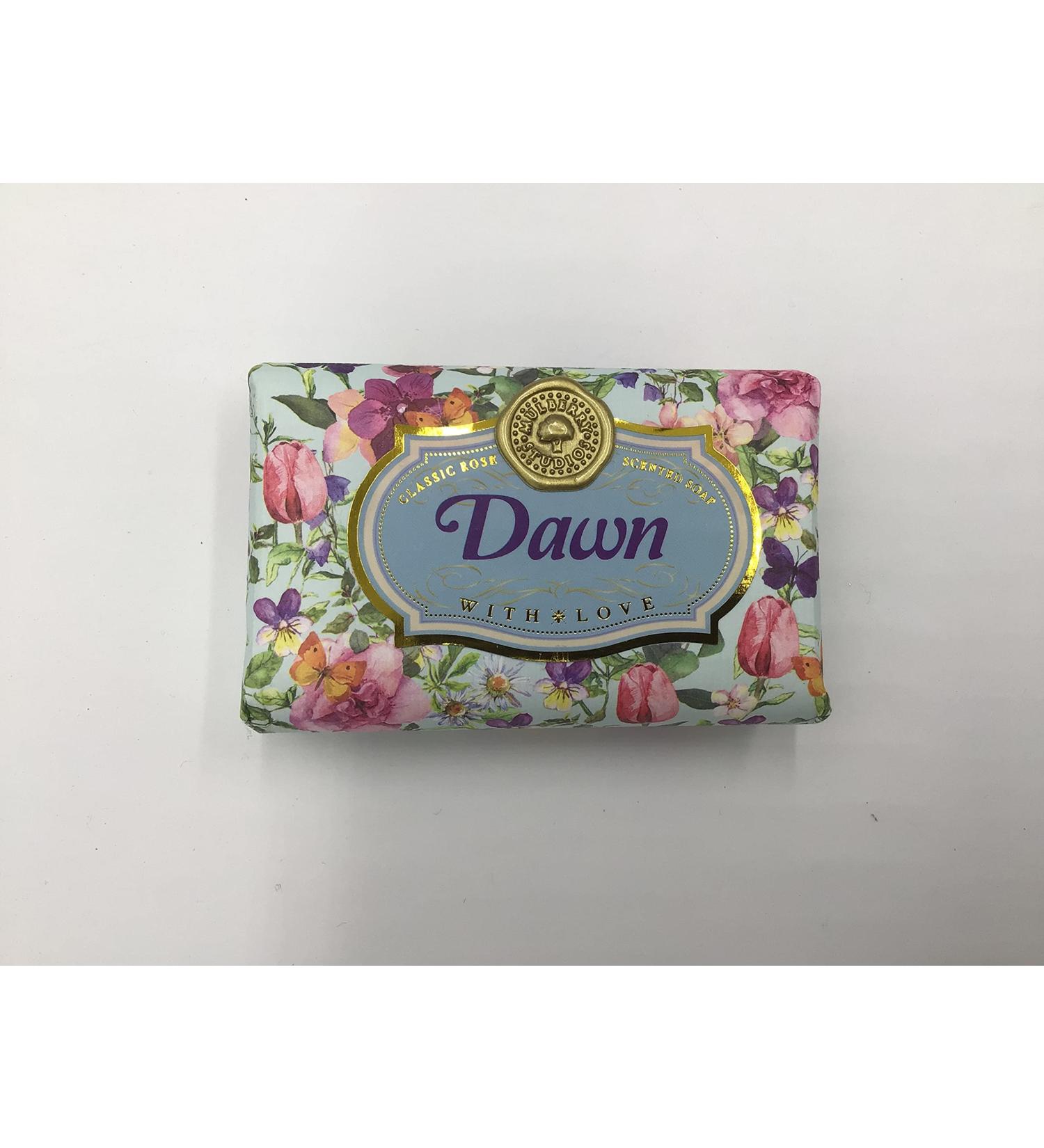 Dawn - Gift Soap Bar For Her Birthday Rose Scent Mum Grandmother Cleanser Lather Present Girl