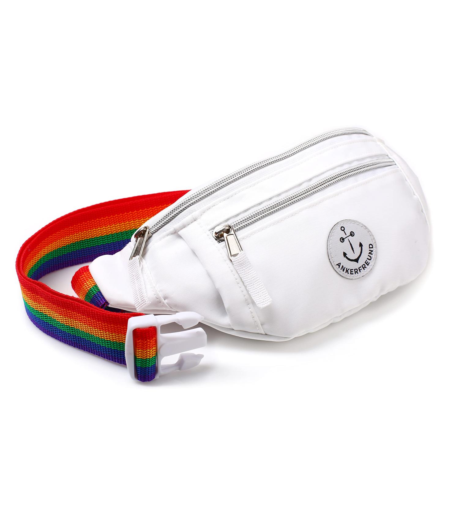 Shop Fall Pocket Rainbow Belt Bag - Unisex Water-Repellent Hip & Shoulder Bag for Festivals Hiking & Sports - Buy Online on GoSupps.com
