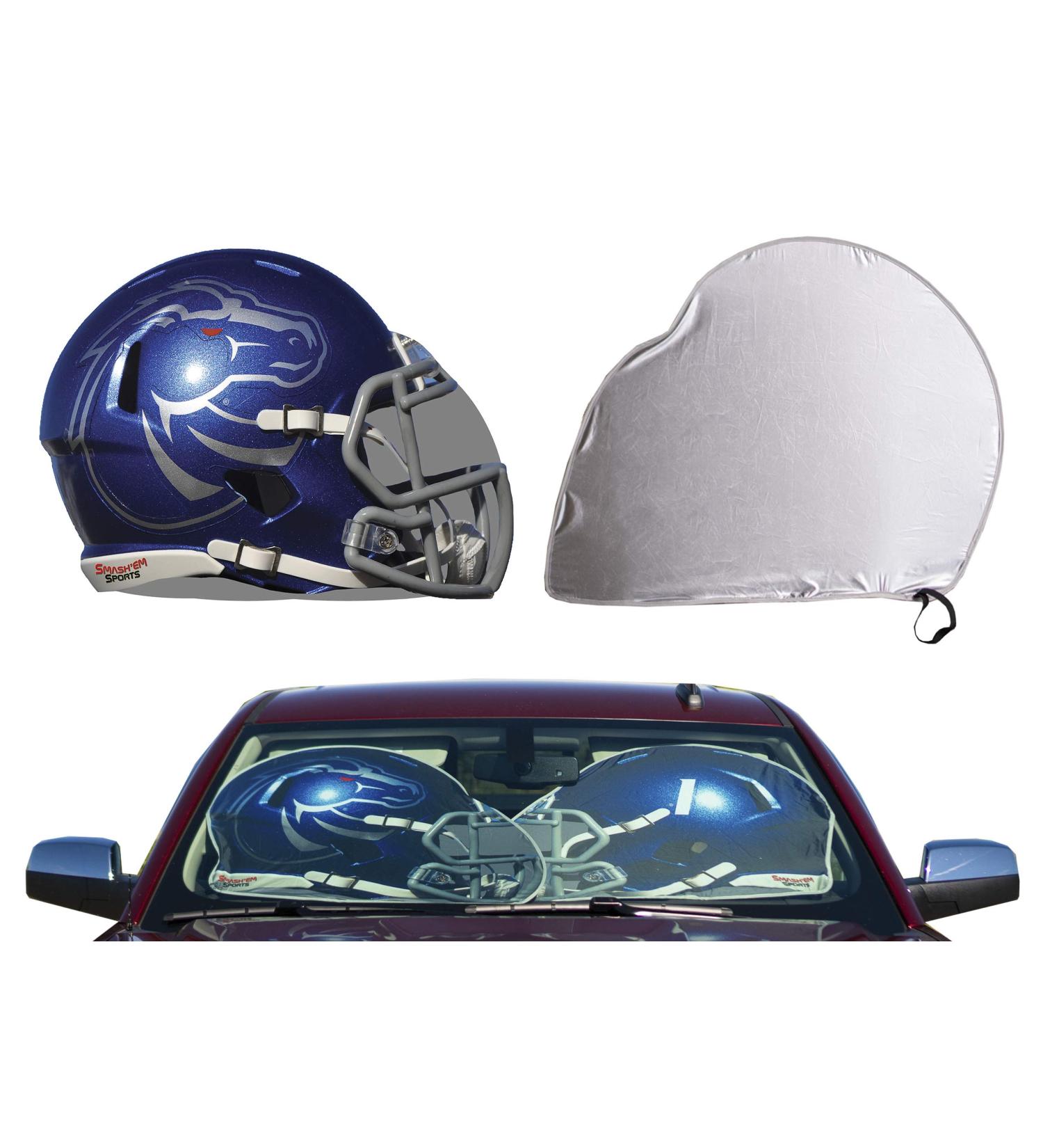 Boise State Auto Sunshade - Keep Your Car Cool in Style with Smash'em Sports - Buy Online on GoSupps.com