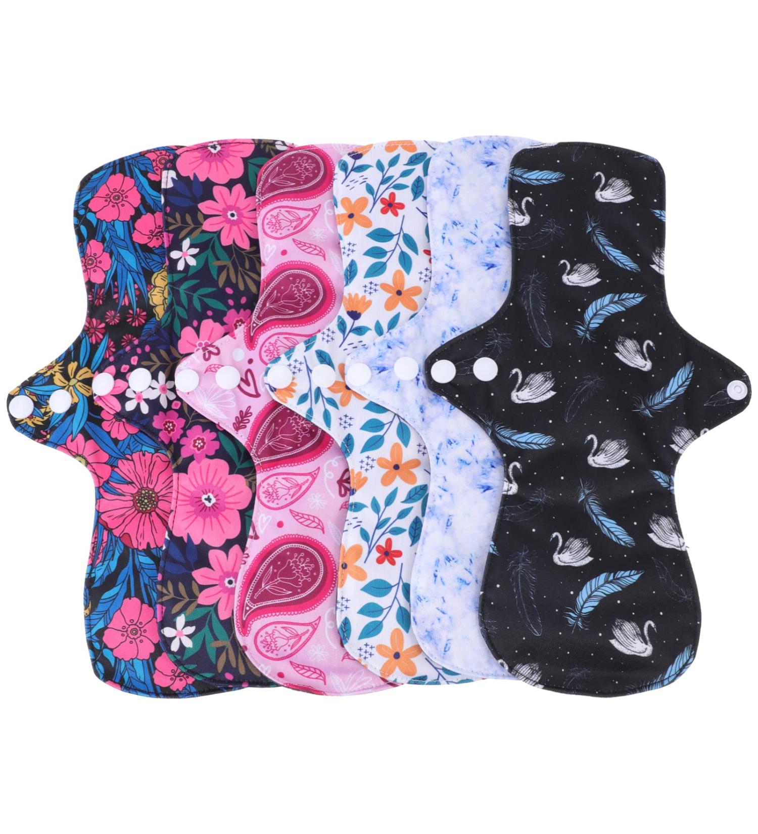 6th Women's Sinking Reusable Cotton Menstruation Pads | Washable Maxi Pads & Panty Liners for Ultimate Comfort | Eco-Friendly Period Care - Buy Online on GoSupps.com