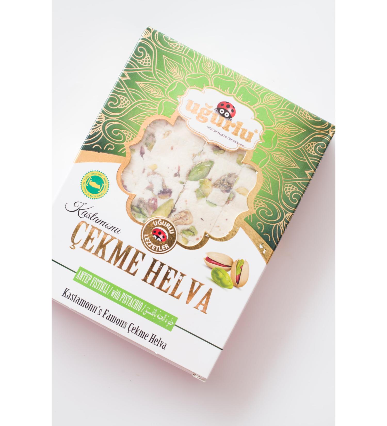 Ugurlu Cekme Turkish Kastamonu Picked Halva Pistachio Halva-120g - Buy Online on GoSupps.com