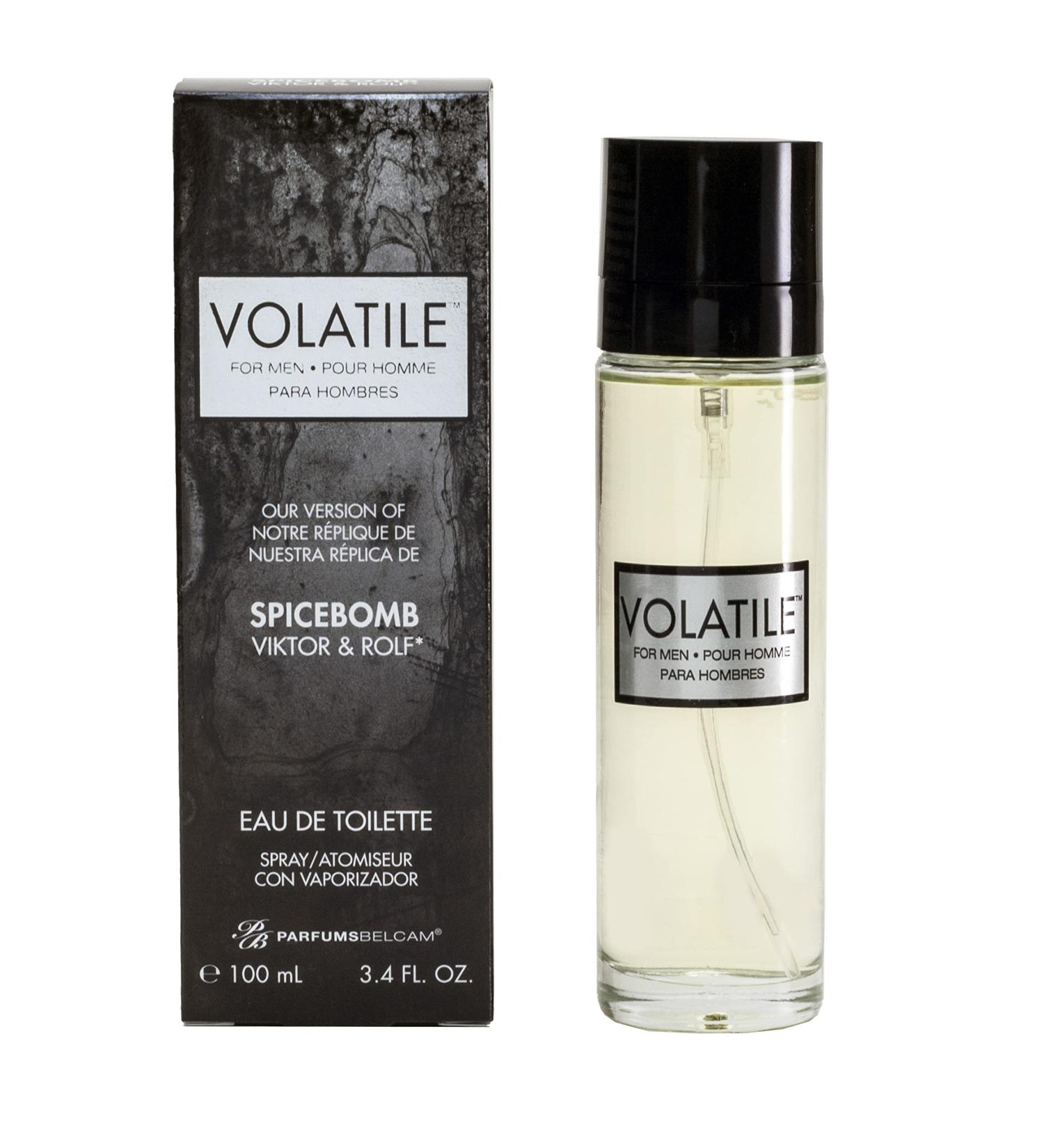 PB ParfumsBelcam Volatile for Men 3.4 Fl Oz EDT Spray - Viktor & Rolf Spicebomb Inspired Fruity Fragrance - Buy Online on GoSupps.com