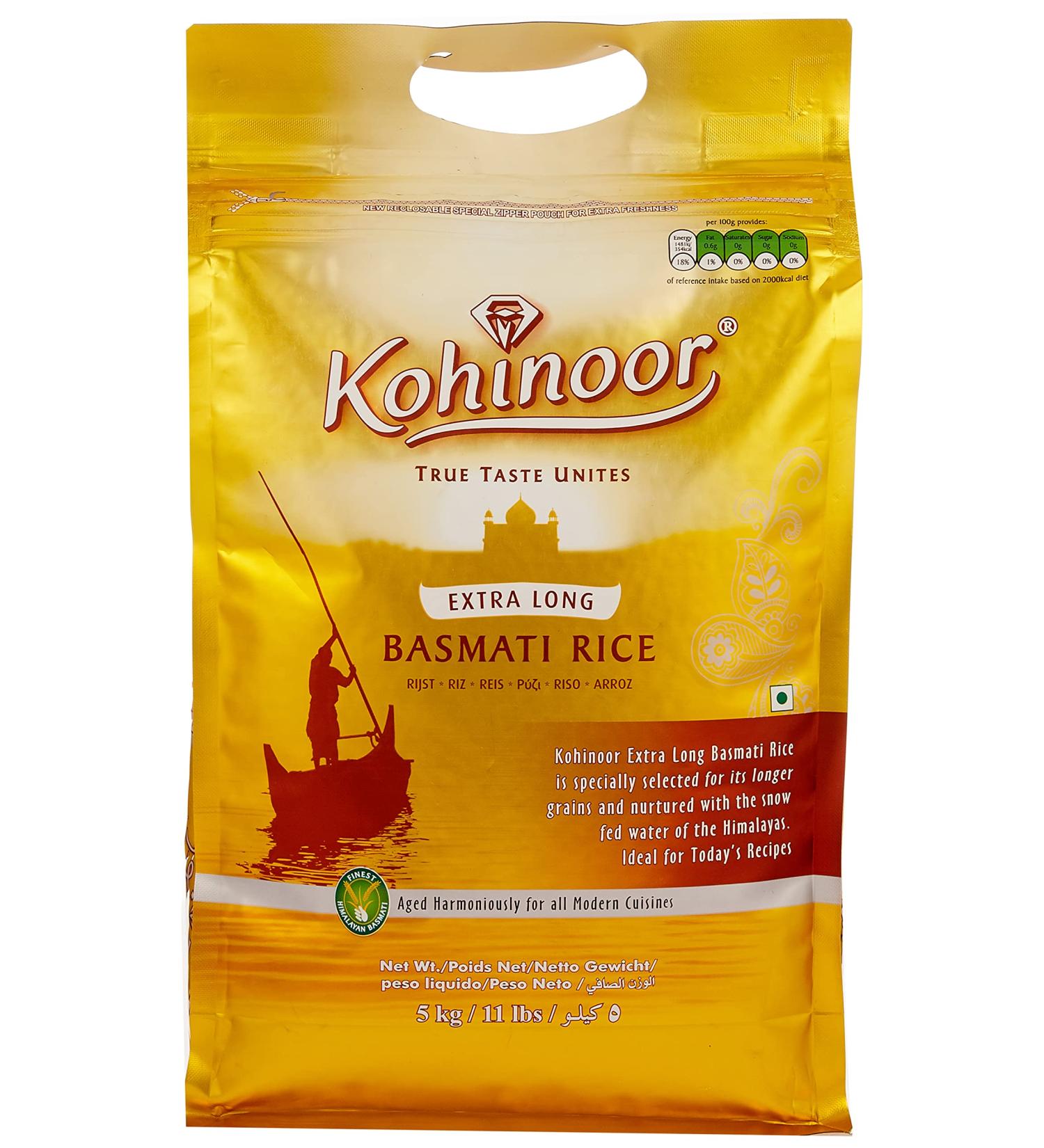  Kohinoor Kohinoor Riz Basmati Gold 5 kg - Buy Online on GoSupps.com