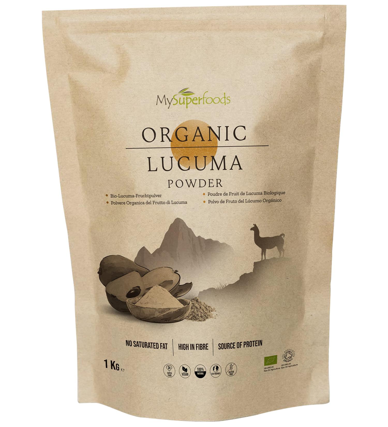 MySuperfoods Organic Lucuma Powder 1kg - Natural Antioxidant Source - Buy Online on GoSupps.com