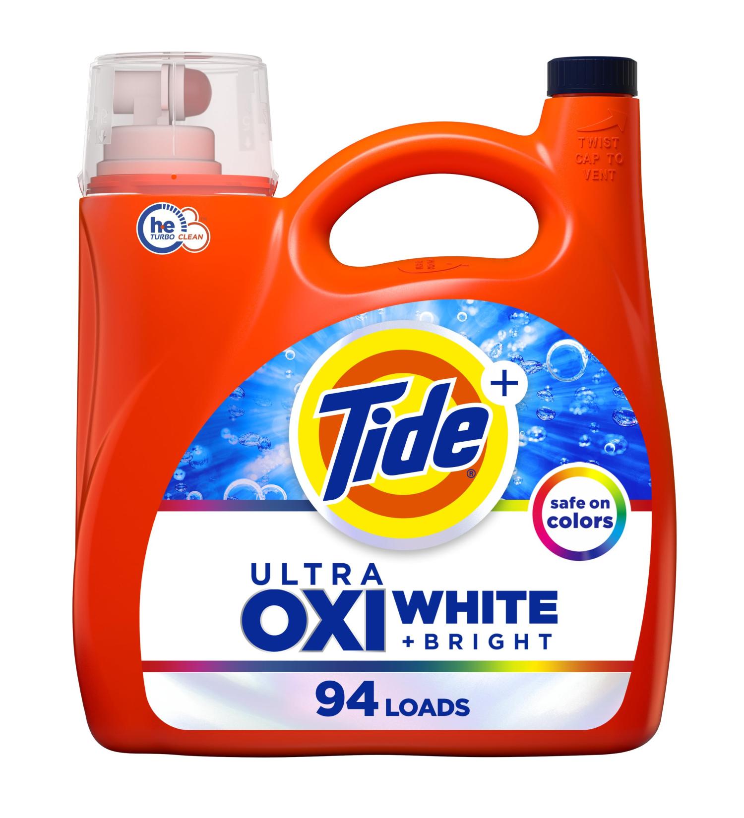 Tide Plus Ultra OXI White and Bright Liquid Laundry Detergent Advanced Stain Removal and Whitening Power 3.9 L 94 Loads 3.9 l (Pack of 1) - Buy Online on GoSupps.com