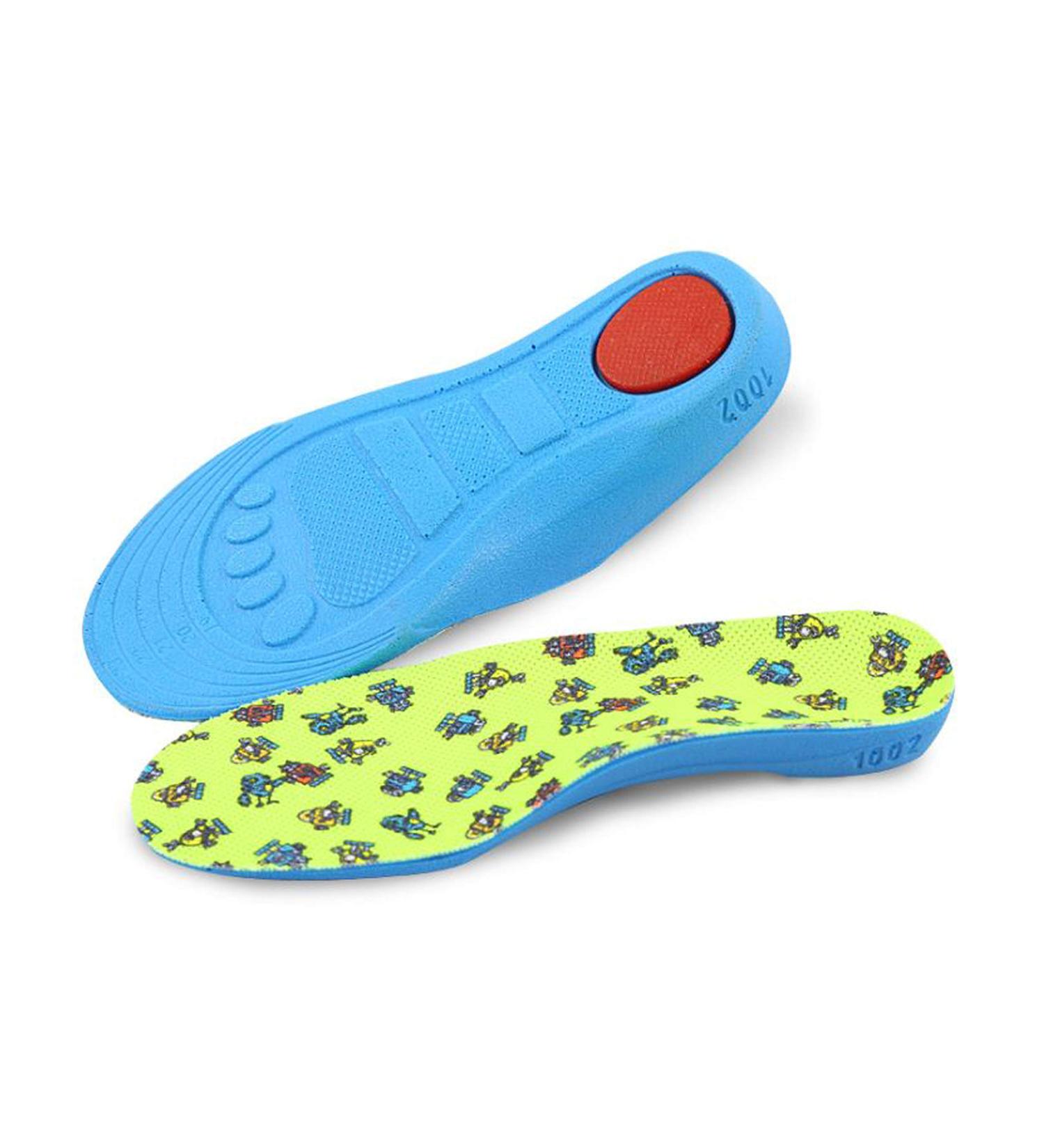 Kids Orthotic Insoles Kids Flat Feet Inserts for Moderate Arch Support  Comfort and Soft Cushion (17.9 cm / Toddler 8.5-11) - Buy Online on GoSupps.com