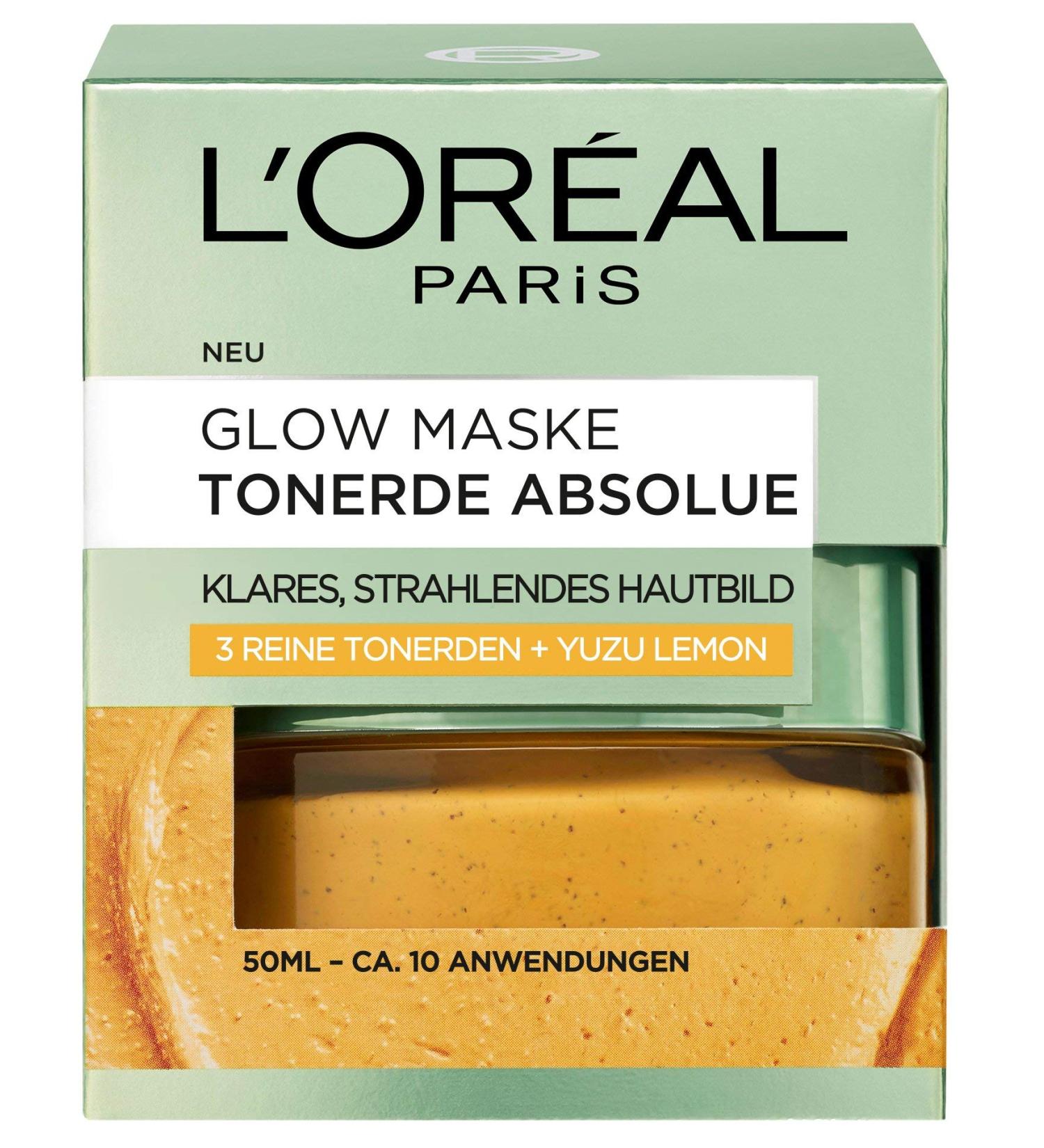 L 'Or al Paris Clay Absolue Glow Mask for Clear Radiant Complexion Cream 50 ml - Buy Online on GoSupps.com