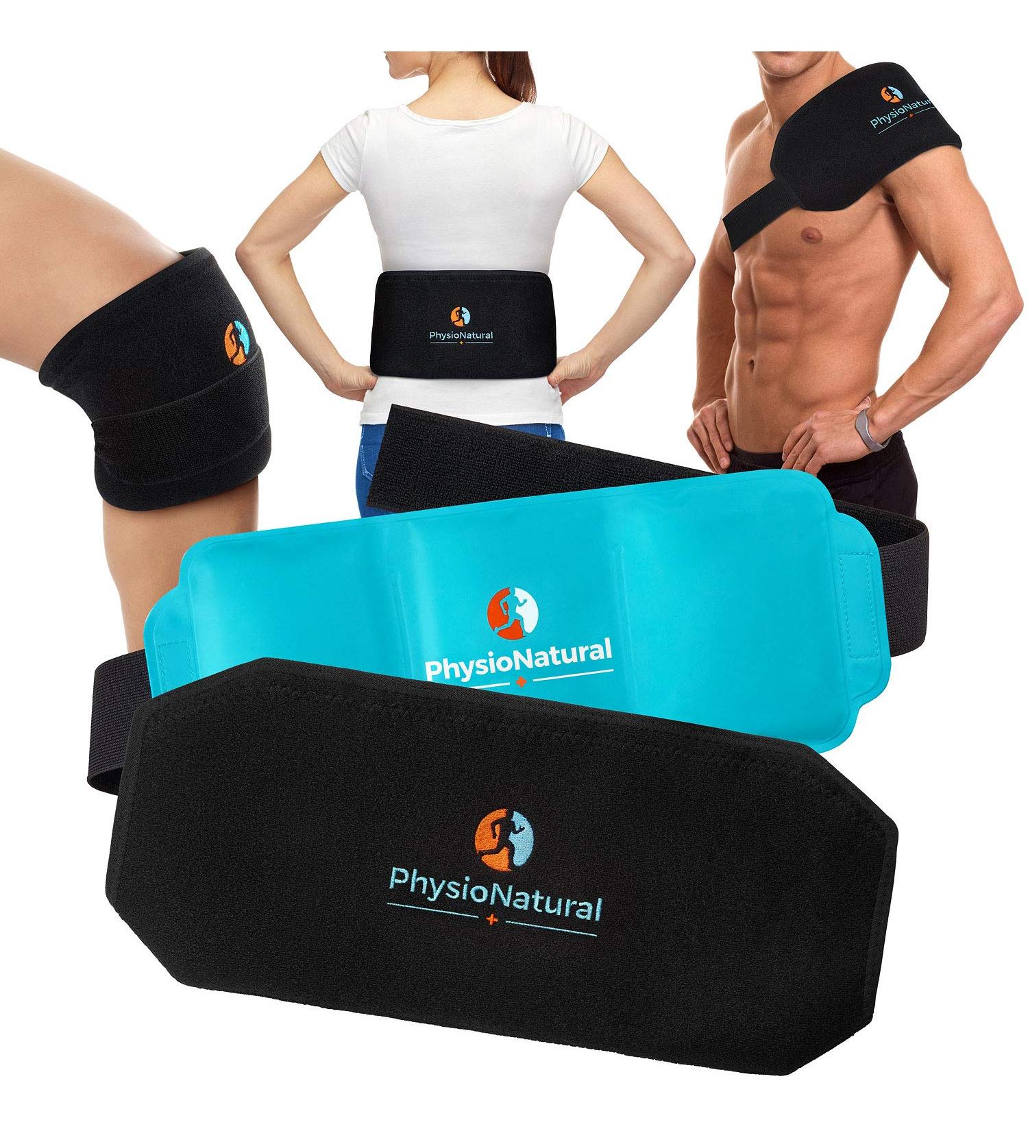 Reusable Gel Pack for Cold Therapy - Instant Relief for Back Pain, Sore Shoulders, Swollen Knees - Ideal for Injuries, Arthritis, Sprains, Aches - Surgery Recovery - Buy Online on GoSupps.com