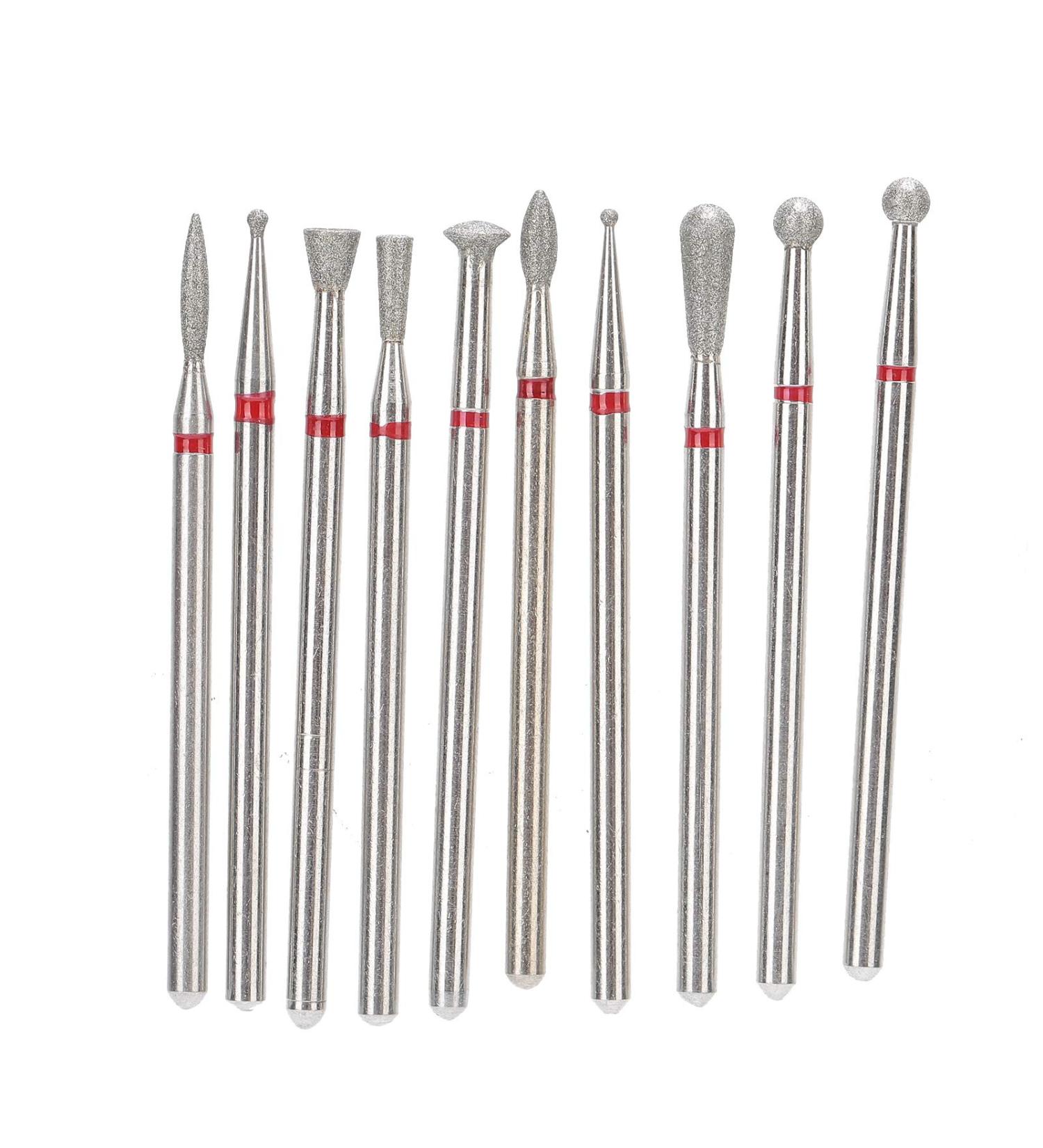 Nail Accessories Carborundum Wear-resiatant Nail Drill Bits Interchangeable Use Manicure Tools for Nail Salon Foot Care Pedicure Nail Removal - Buy Online on GoSupps.com