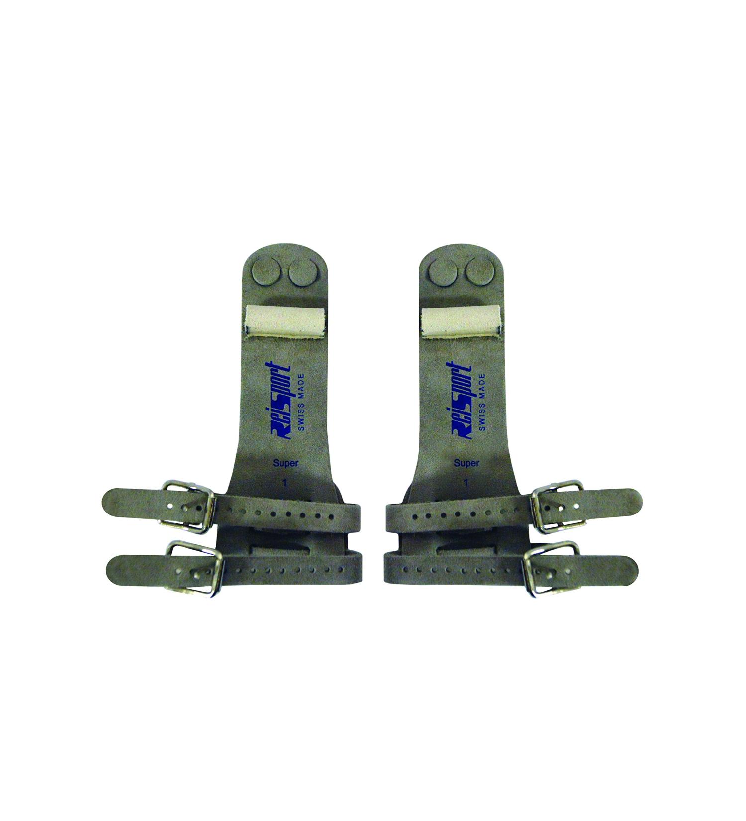 Reisport Men's Double Buckle Ring Grips, Small Medium (2)