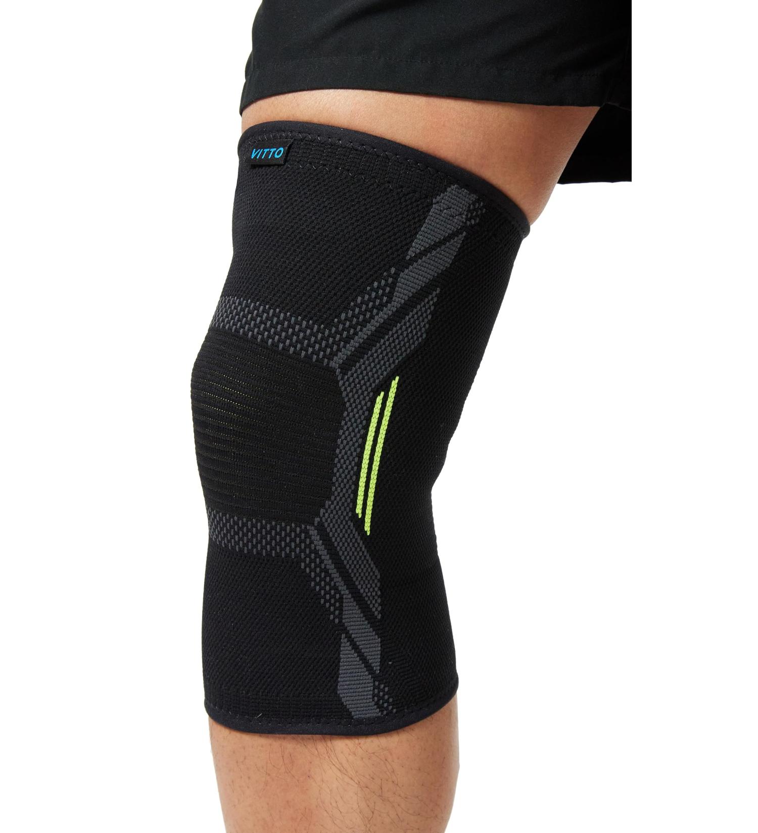 Vitto Kniebandage XL - Knee Support for Pain Relief Arthrosis Meniscus Recovery | Unisex Strength Sports - 1 Pack - Buy Online on GoSupps.com