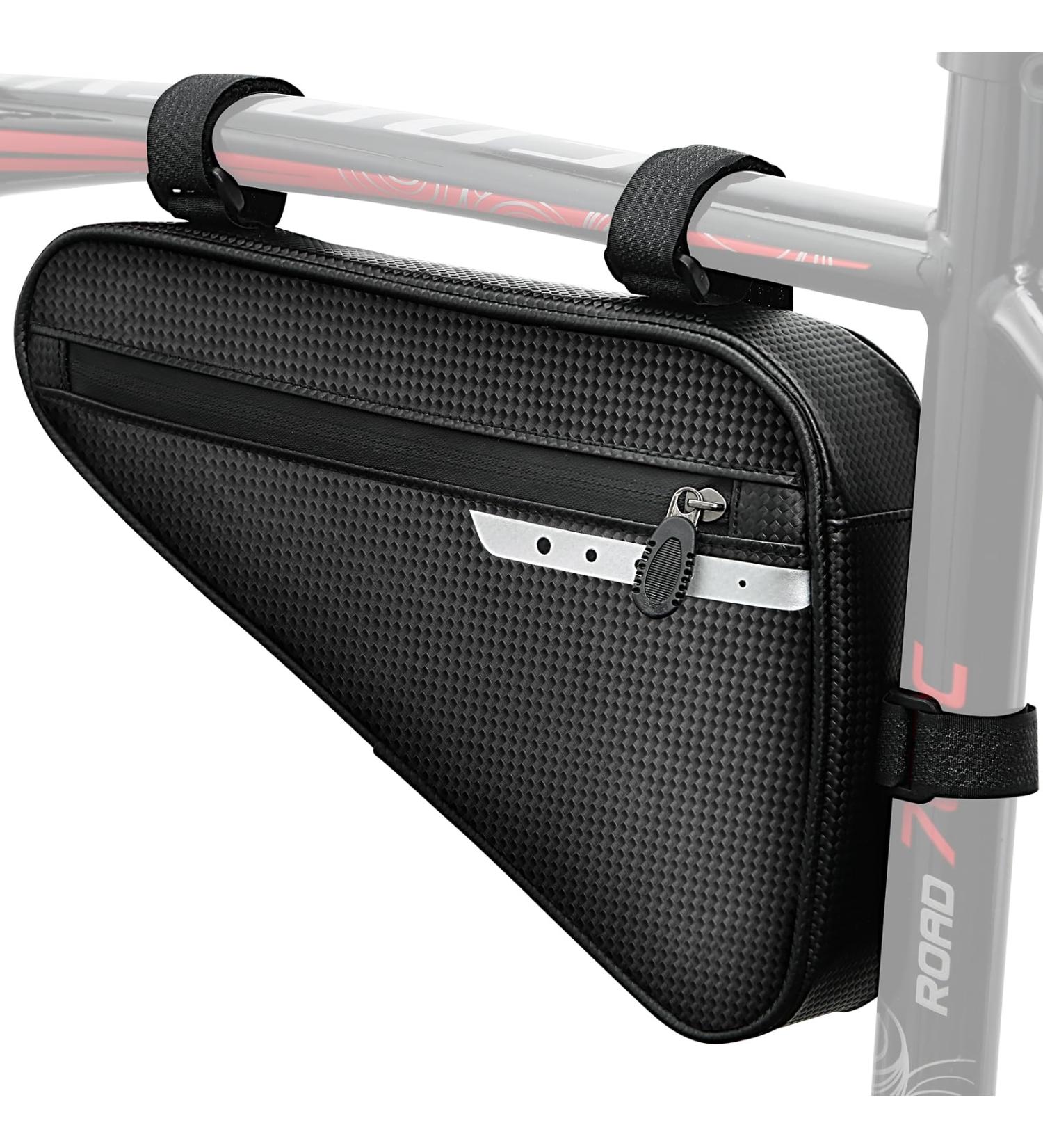 Buy Mosuo Frame Pocket Bicycle Bag - 1.7L Triangular Tool Bag with Reflectors for MTB & Racing Bikes - Buy Online on GoSupps.com