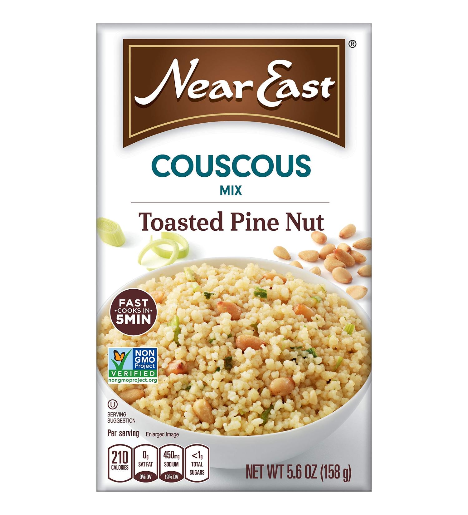 Near East Toasted Pine Nut Couscous Mix - 5.6 oz, Pack of 12 - Buy Online on GoSupps.com