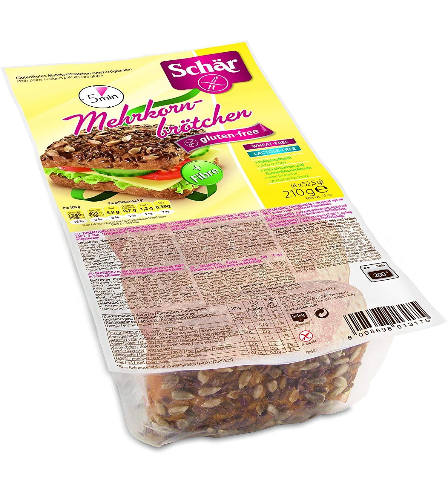 Sch r Meergranen broodjes 210 gram
