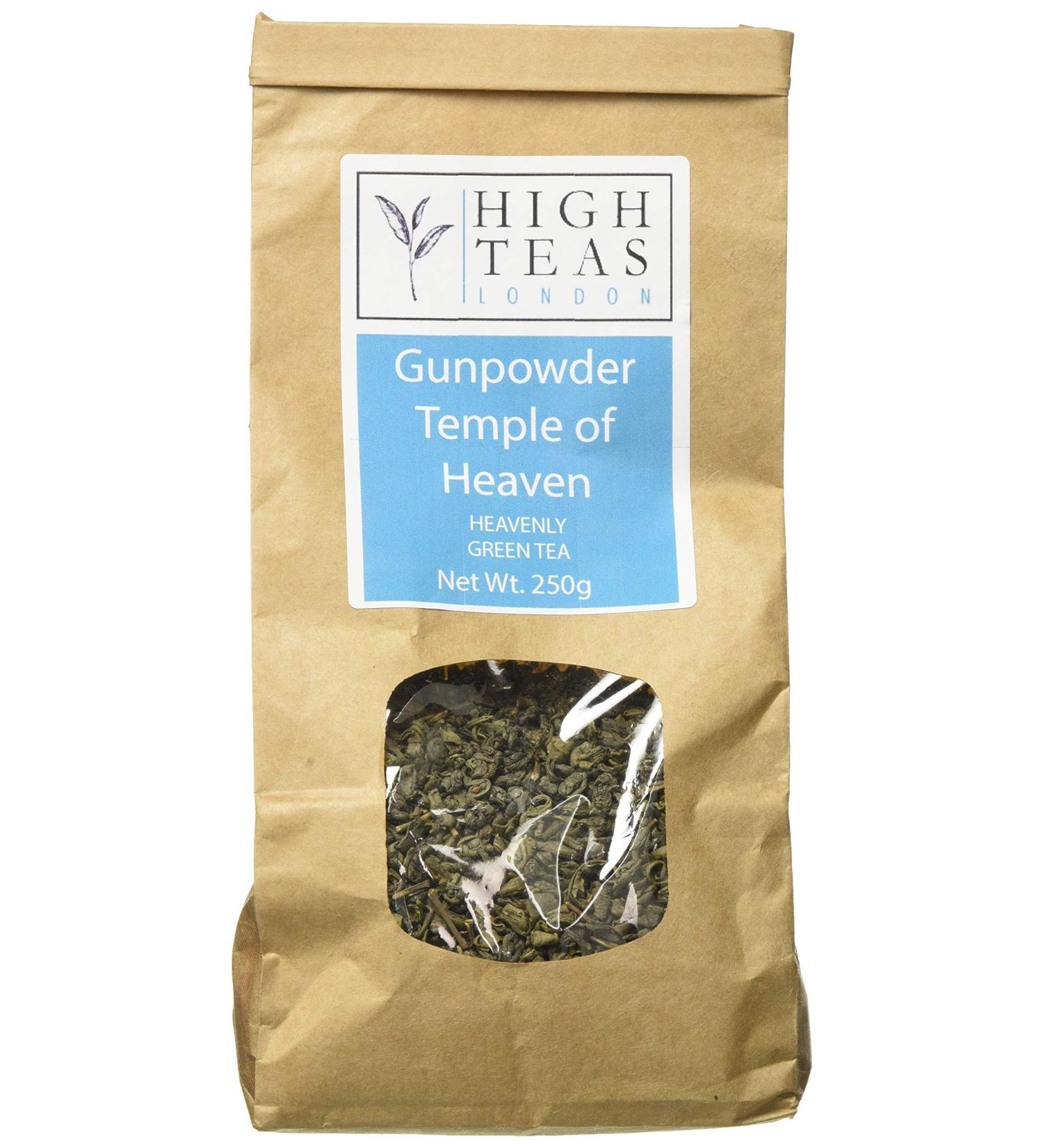 High Teas London Gunpowder Temple of Heaven Green Tea 250 g - Buy Online on GoSupps.com