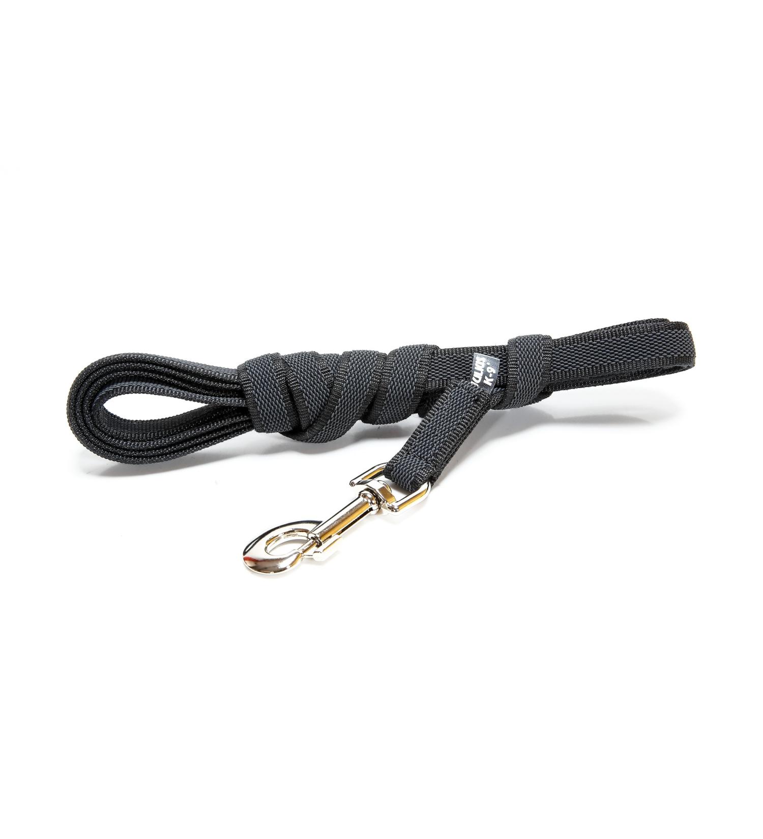 IDC Color & Gray Rubberized Leash - 20mm x 10m with Loop | Durable Black-Gray Dog Leash for International Shipping - Buy Online on GoSupps.com