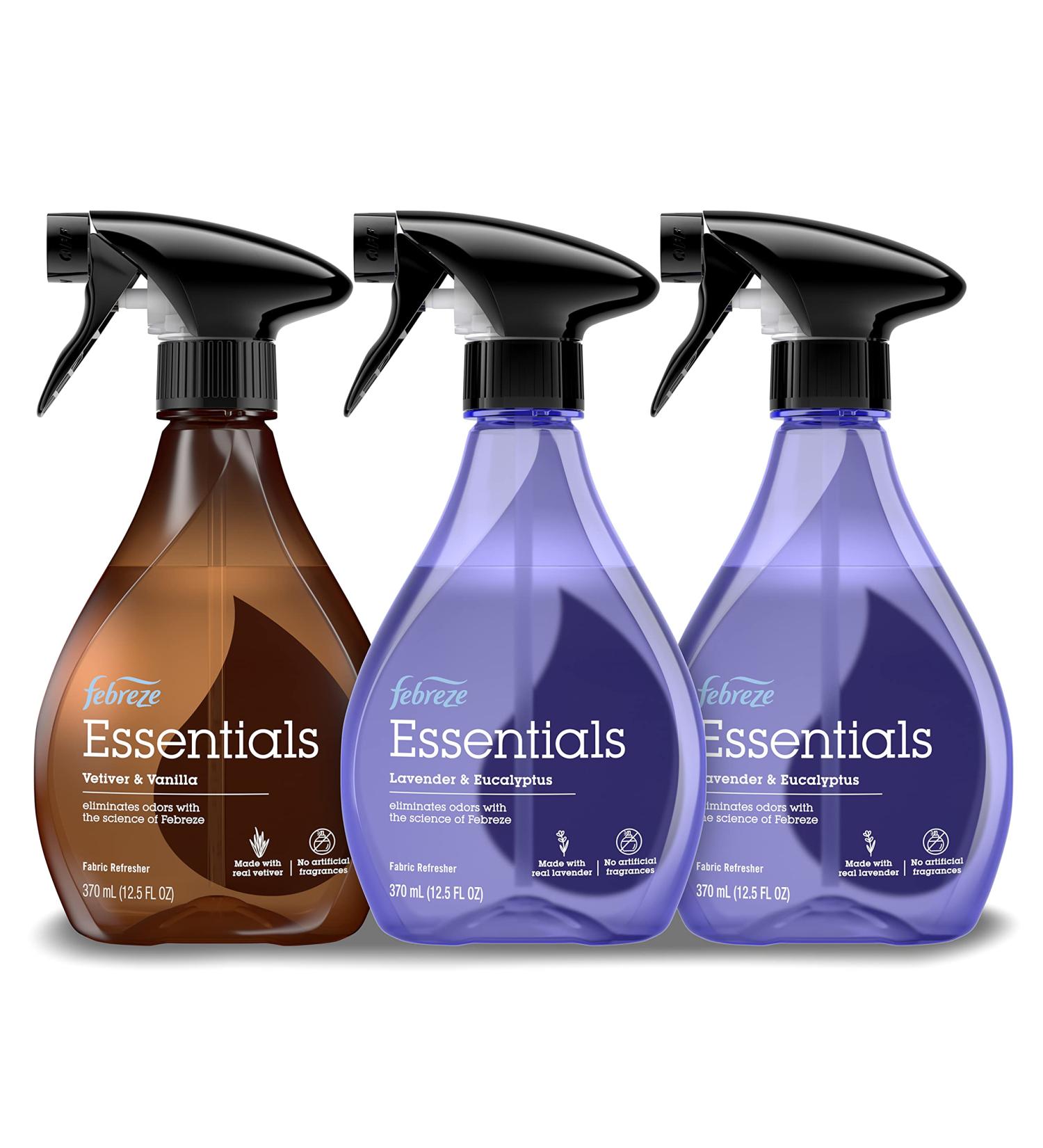 Febreze Fabric Refresher Essentials with Lavender & Eucalyptus Oil - 12.5 Oz (Pack of 3) - Buy Online on GoSupps.com