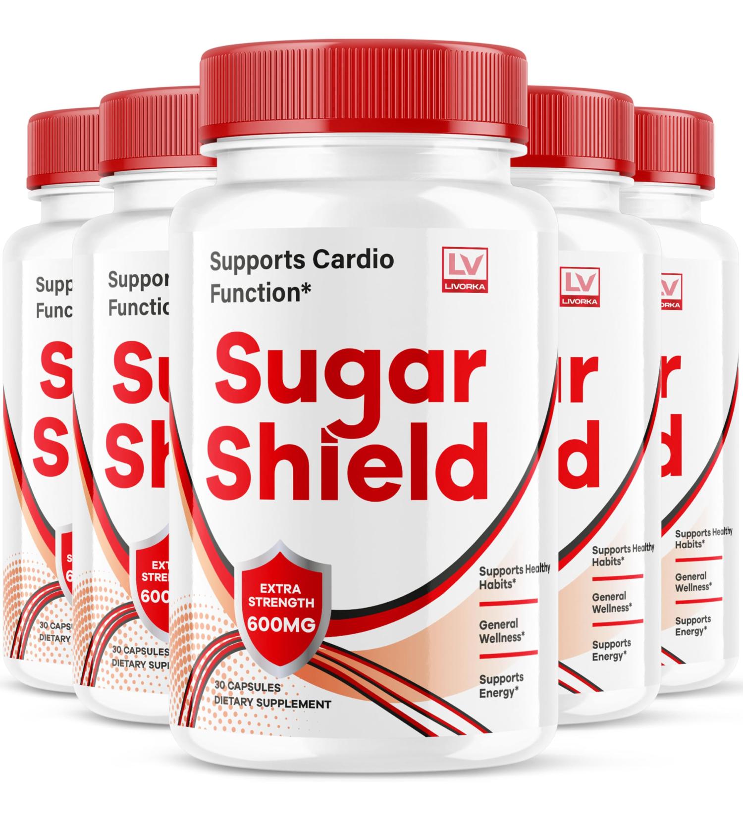 (5 Pack) Sugar Shield Sugar Shield Blood Support Sugar Shield Pills Sugar Shield Capsules Sugar Shield All Natural SugarShield Sugar Shield Advanced Formula Sugar Shield Reviews 150 Capsules - Buy Online on GoSupps.com