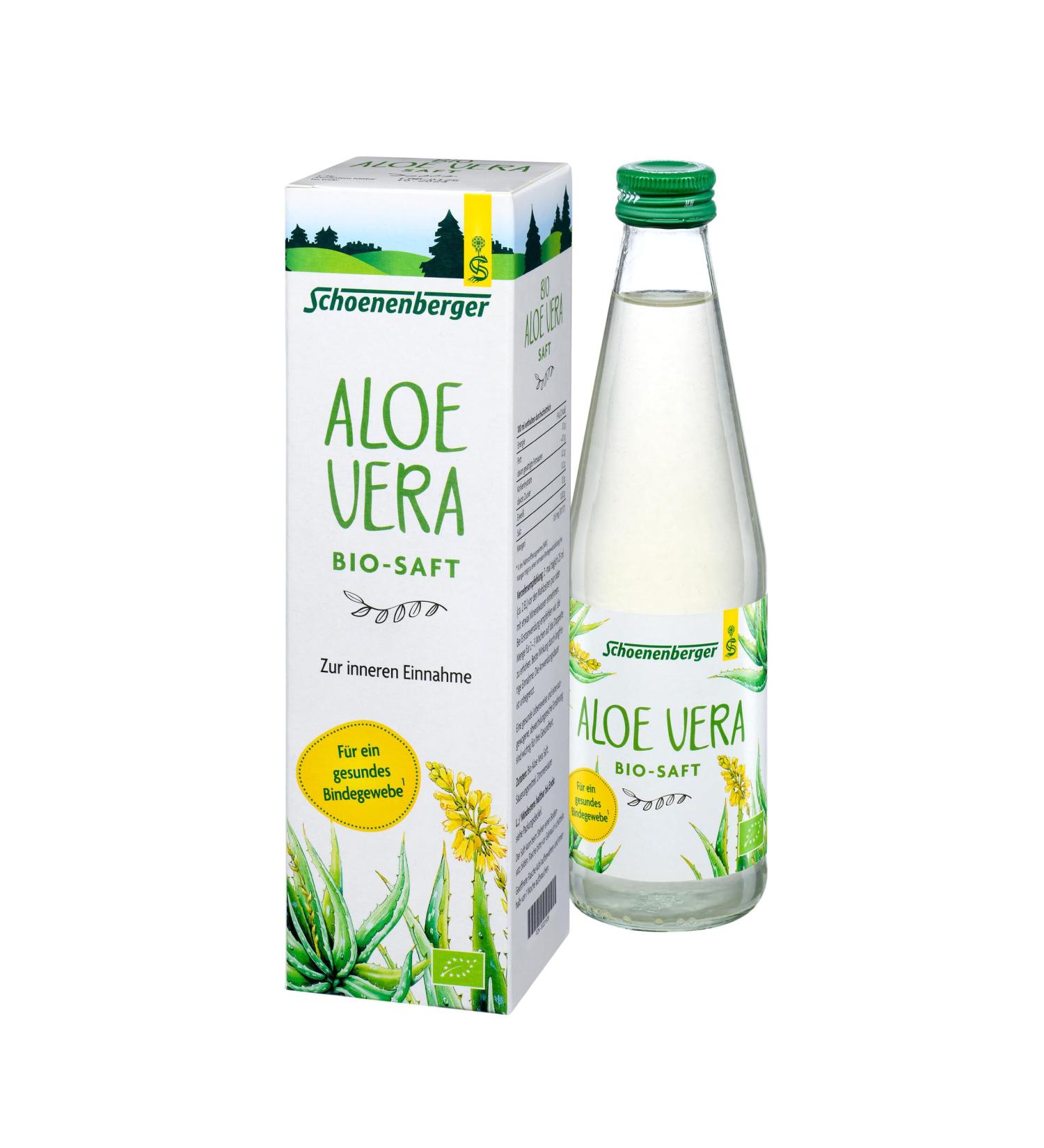  Schoenenberger Schoenenberger Aloe Vera Organic Juice 330ml - Buy Online on GoSupps.com