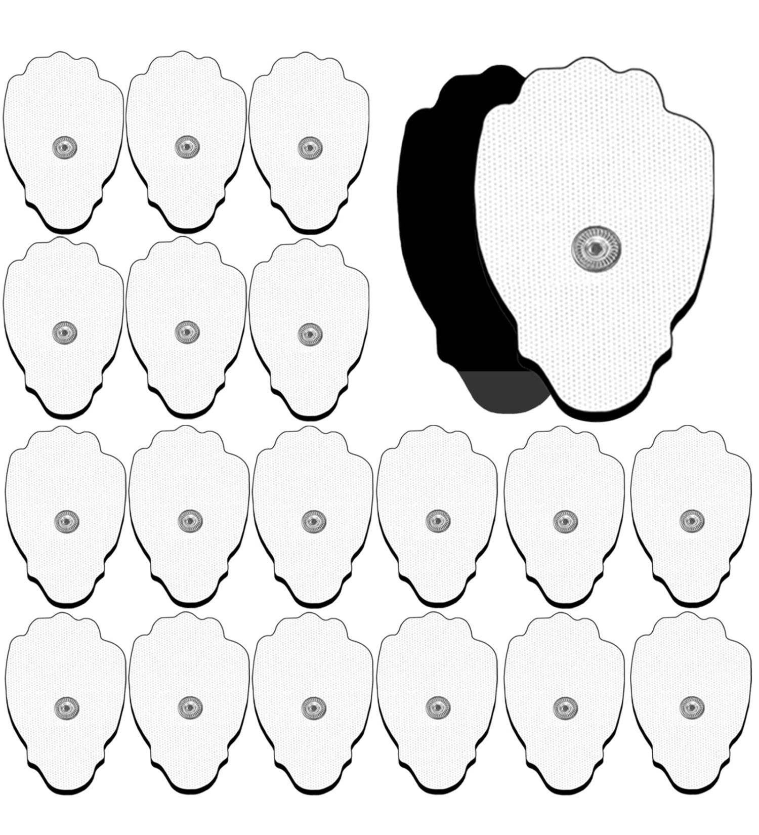20-Pack Reusable TENS Unit Snap Electrode Pads for Belifu Muscle Stimulator - Long Lasting, Self-Adhesive SM Electrodes - Buy Online on GoSupps.com