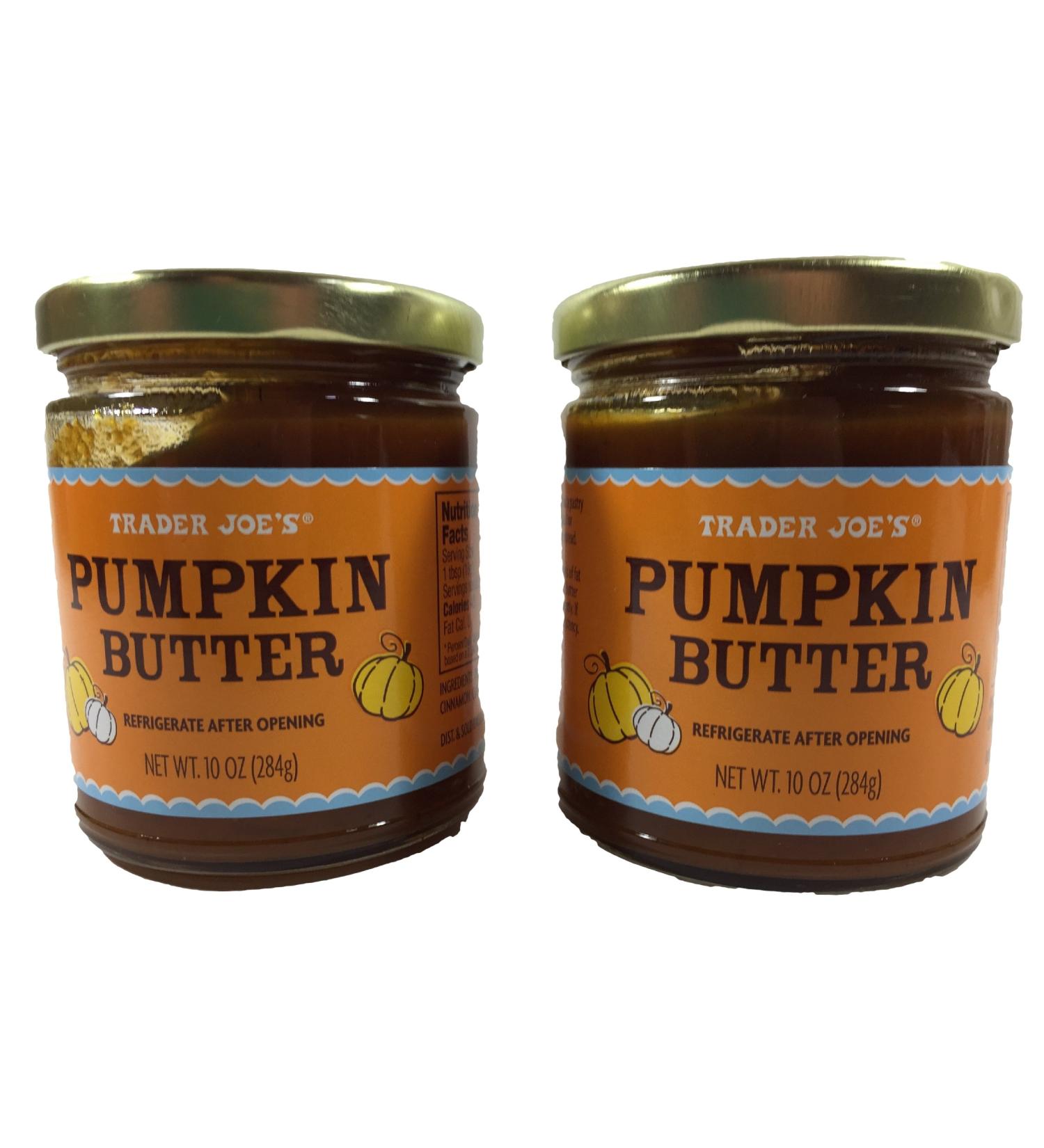 Trader Joe's Pumpkin Butter - 2 Jars, 10 Ounces Each - Buy Online on GoSupps.com