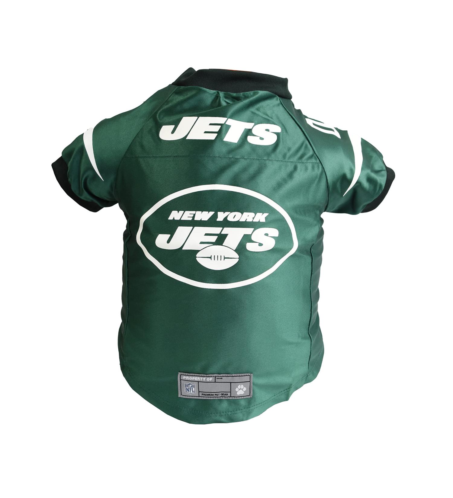 Buy LittleStlearth Pets NFL New York Jets Premium Pet Jersey - Sports Jersey for Dogs & Cats | Size S | Team Color & Paint - Buy Online on GoSupps.com